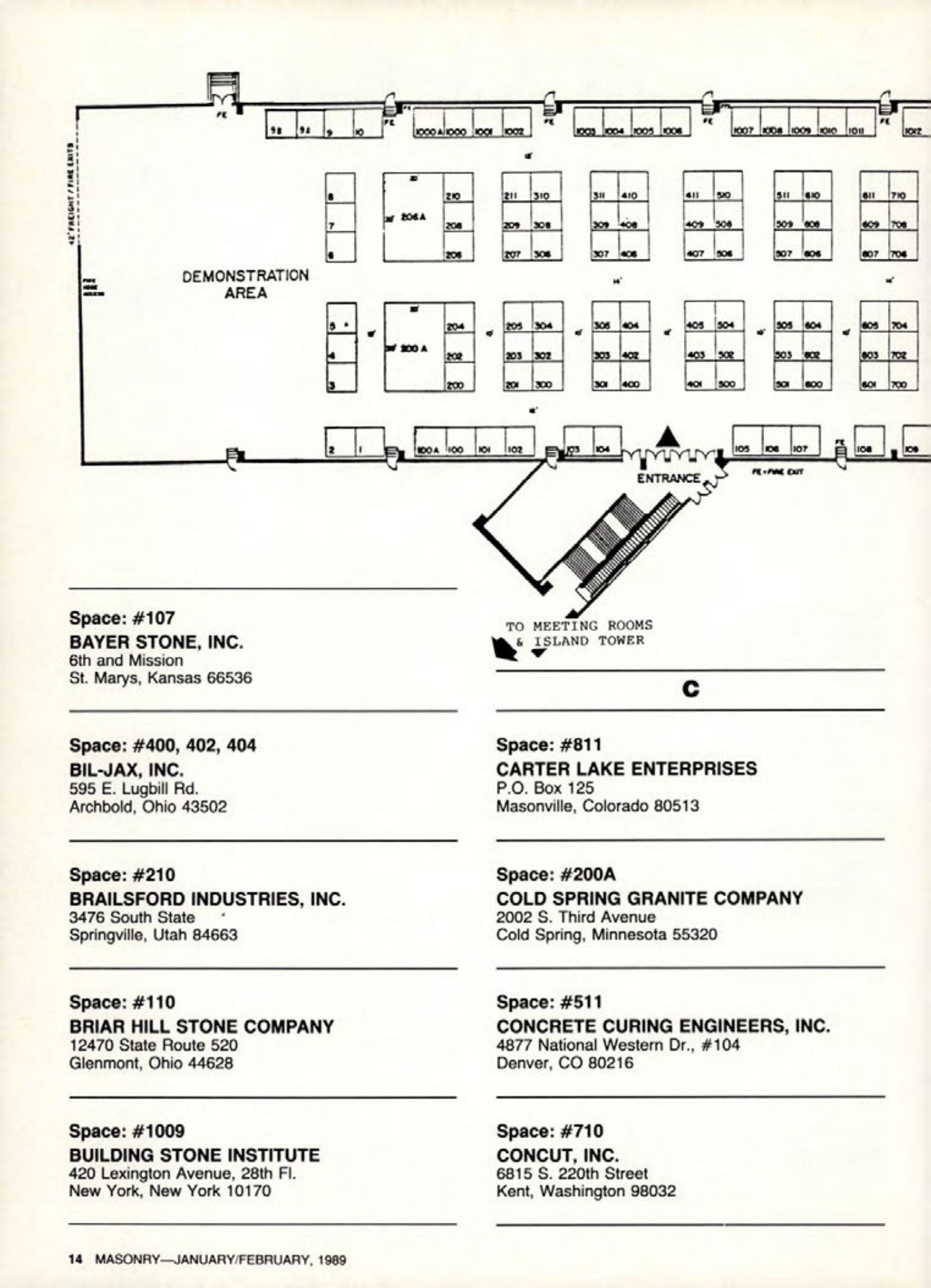Masonry Magazine February 1989 Page. 14