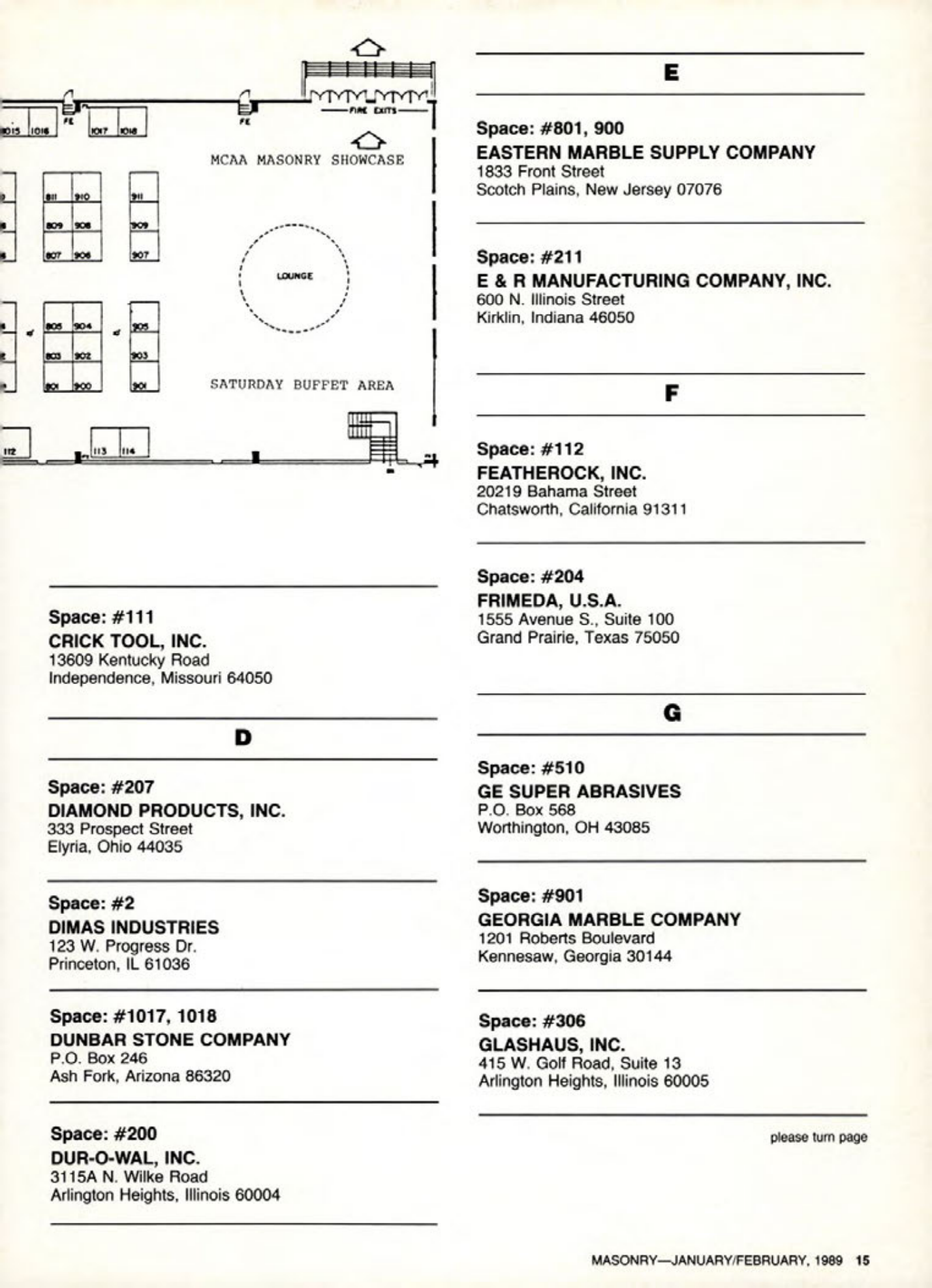 Masonry Magazine February 1989 Page. 15