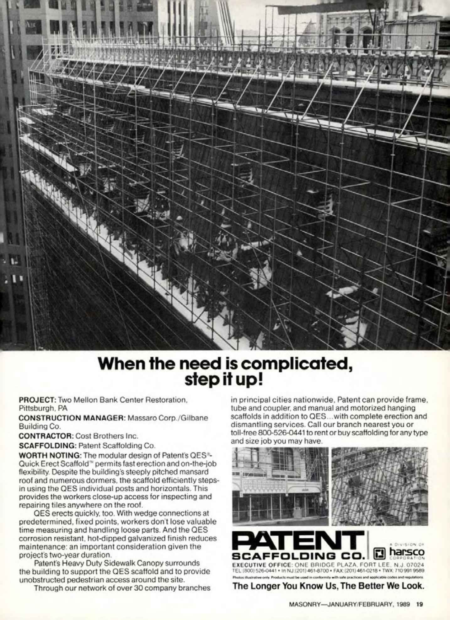 Masonry Magazine February 1989 Page. 19