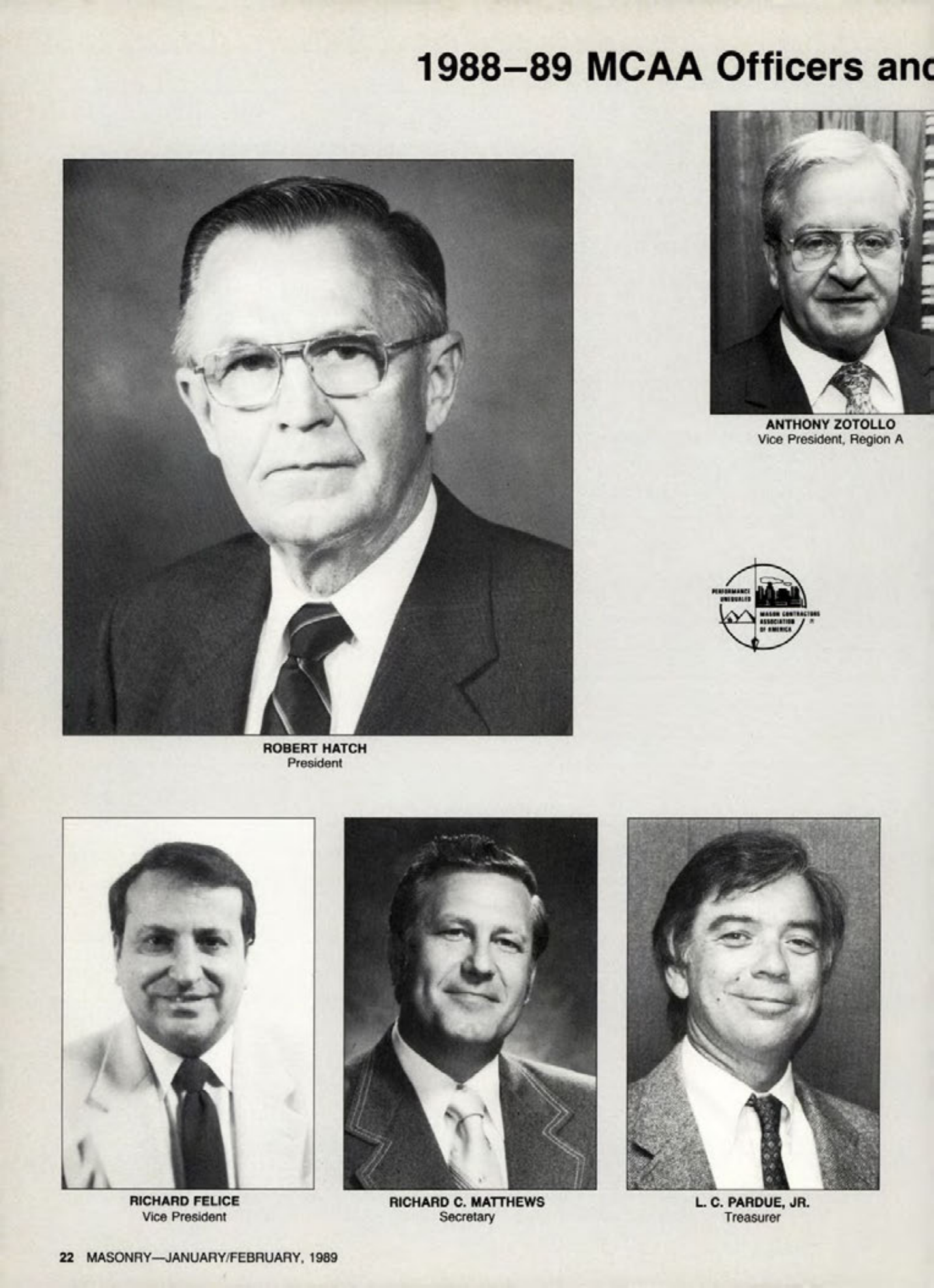 Masonry Magazine February 1989 Page. 22