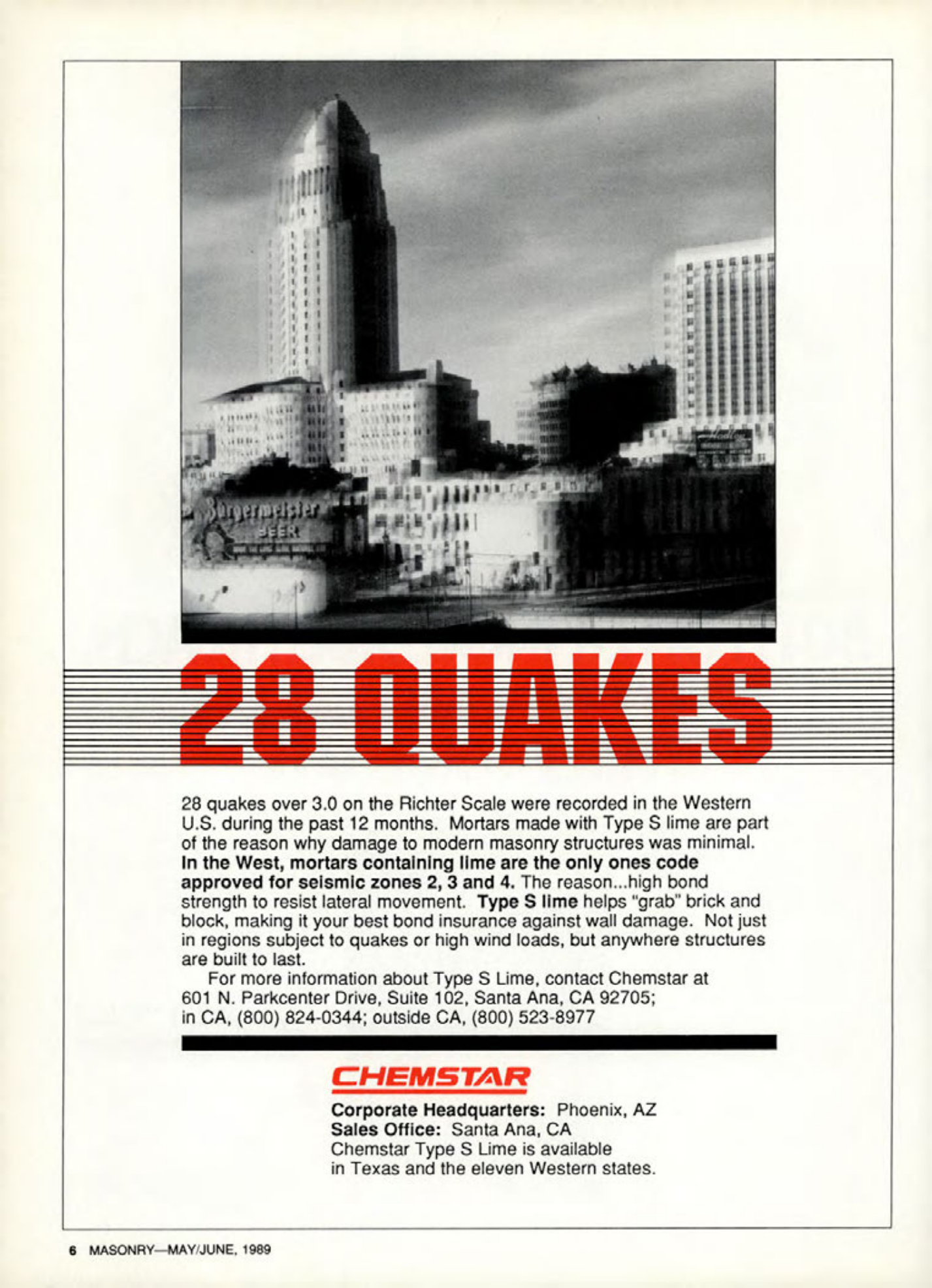 Masonry Magazine June 1989 Page. 6