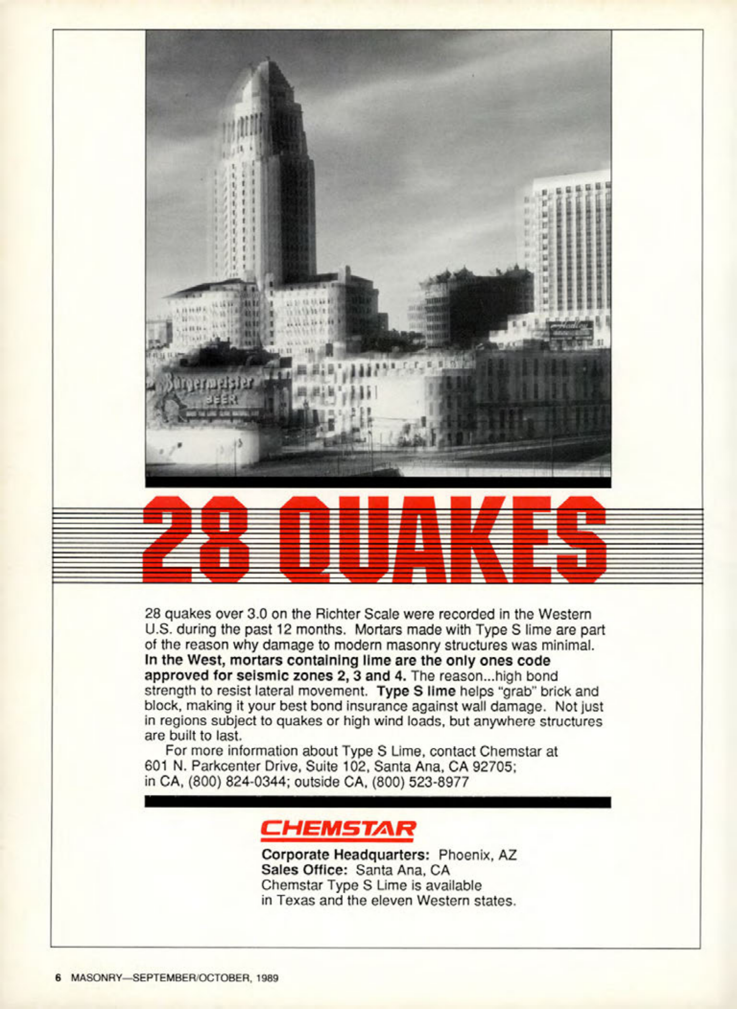 Masonry Magazine October 1989 Page. 6