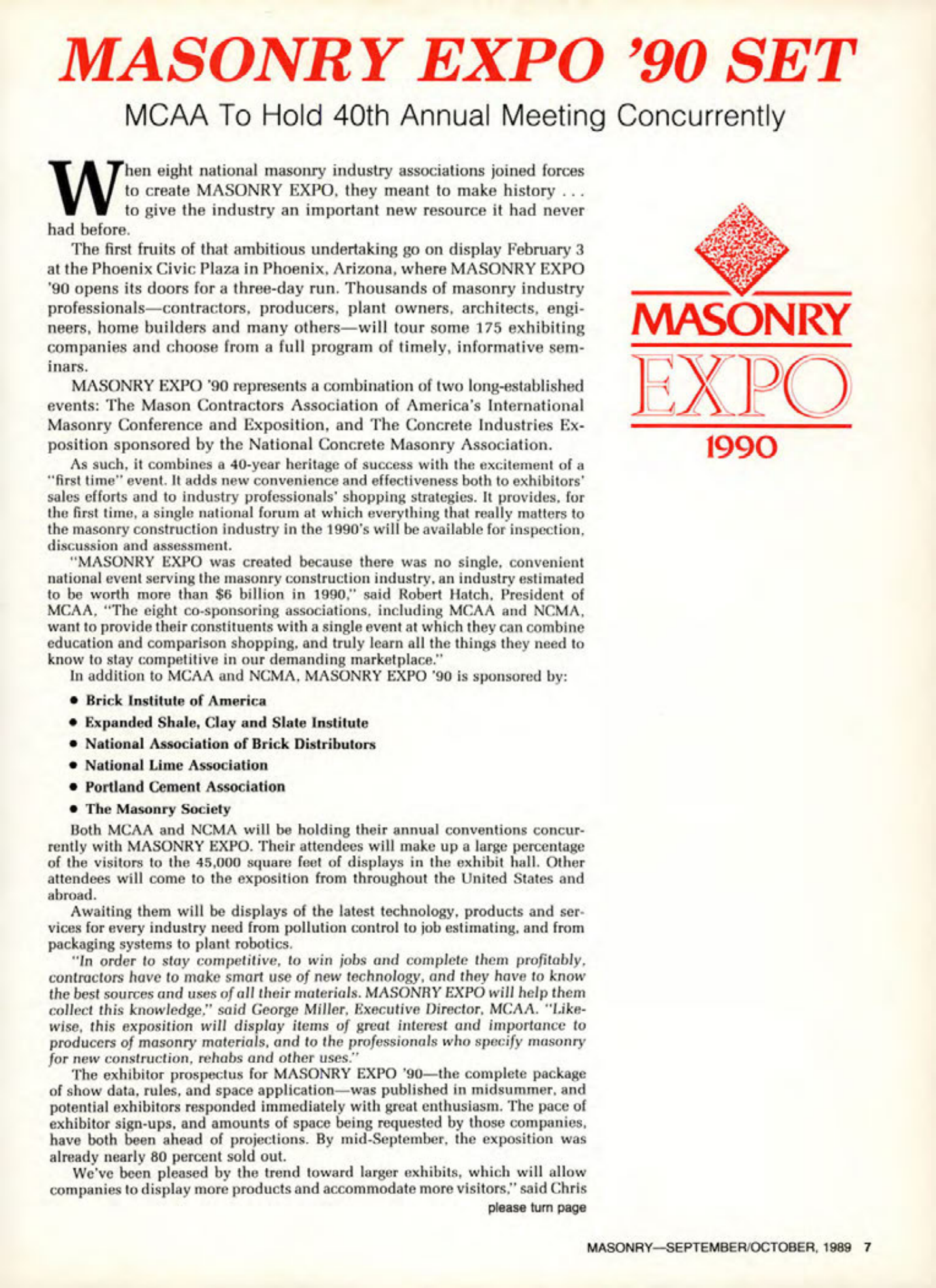 Masonry Magazine October 1989 Page. 7