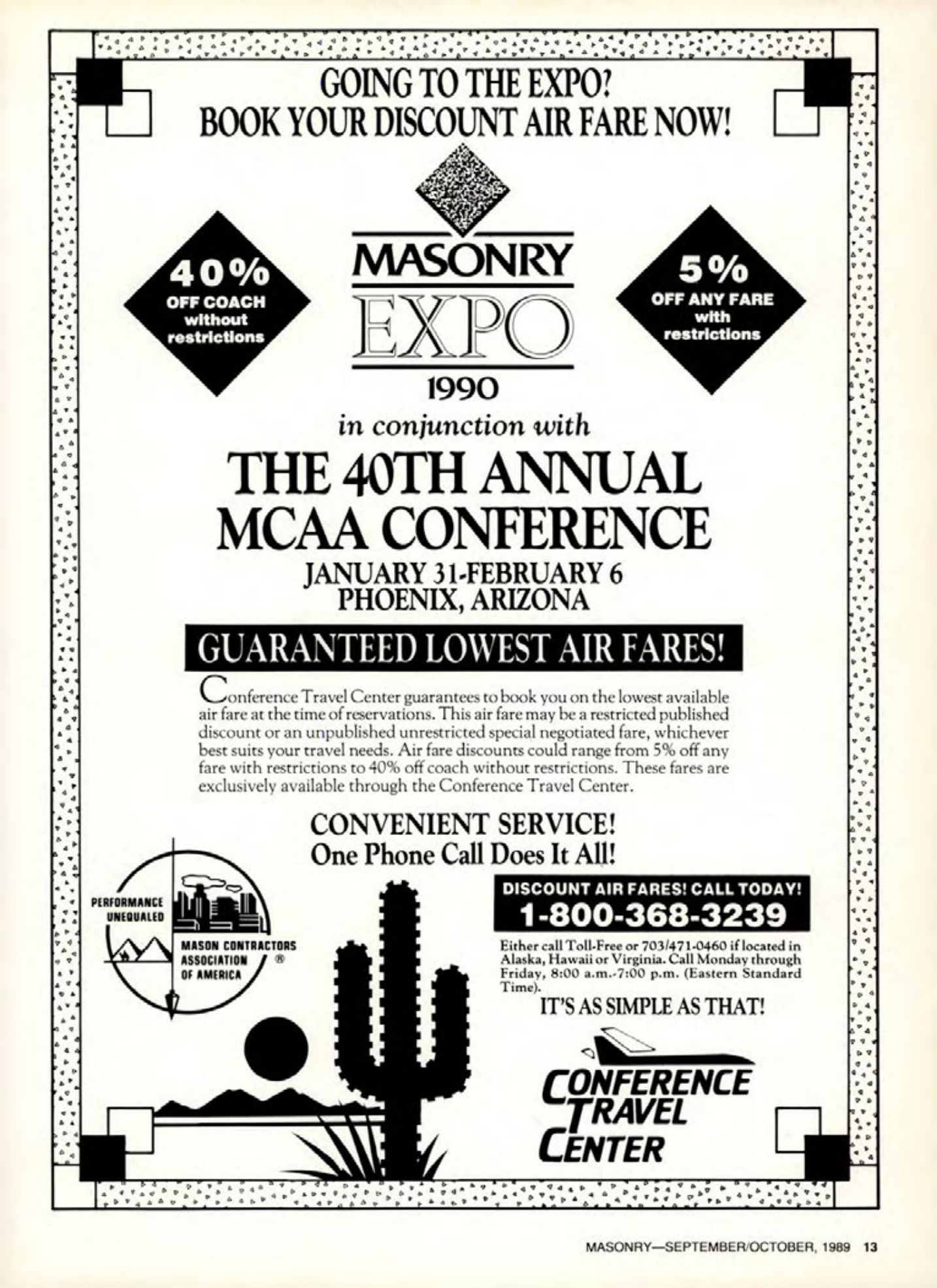 Masonry Magazine October 1989 Page. 13