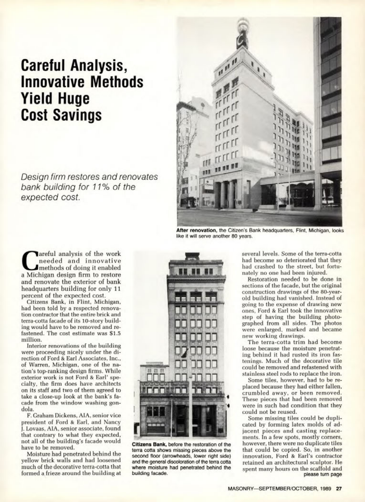 Masonry Magazine October 1989 Page. 27