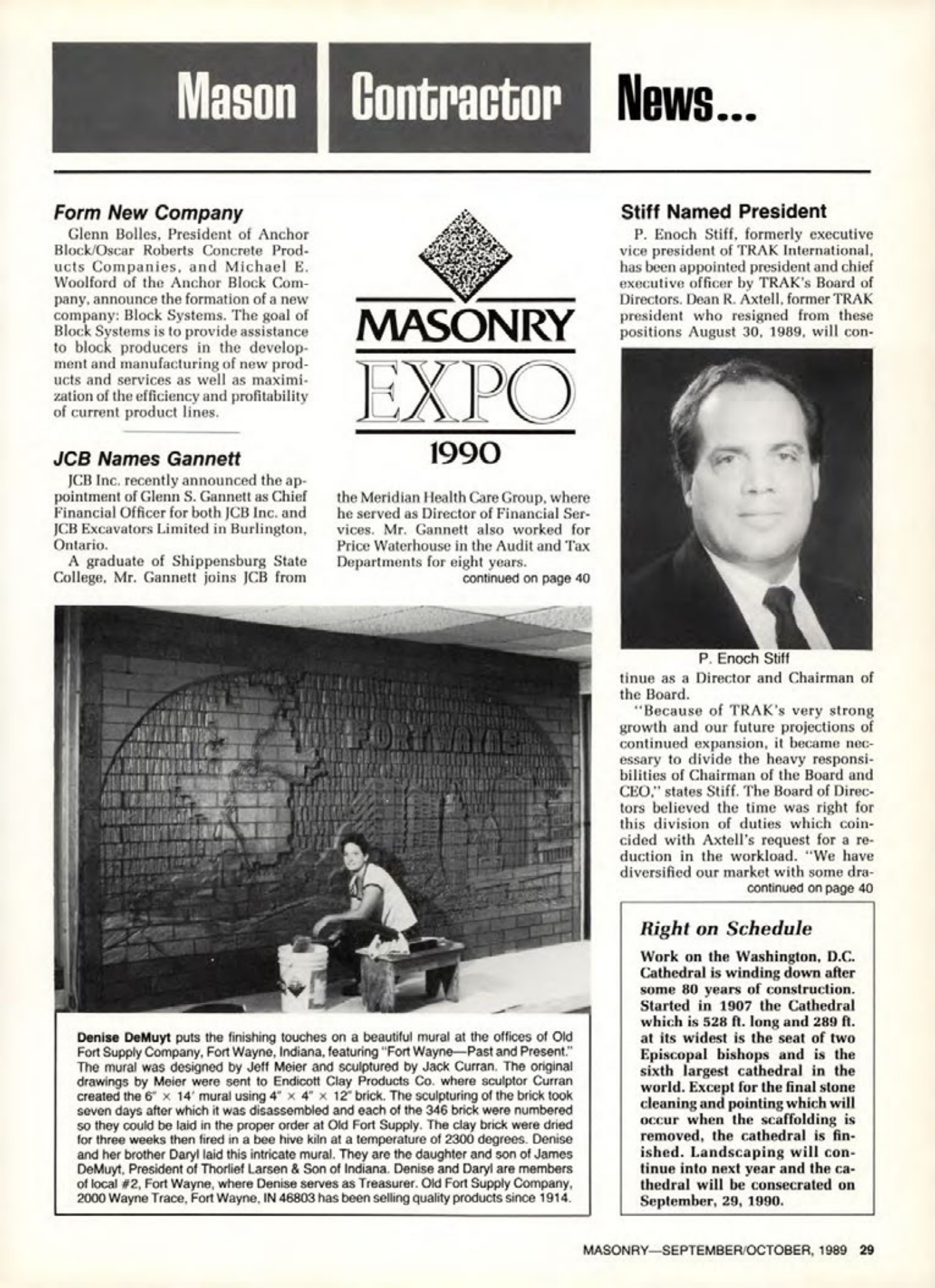 Masonry Magazine October 1989 Page. 29