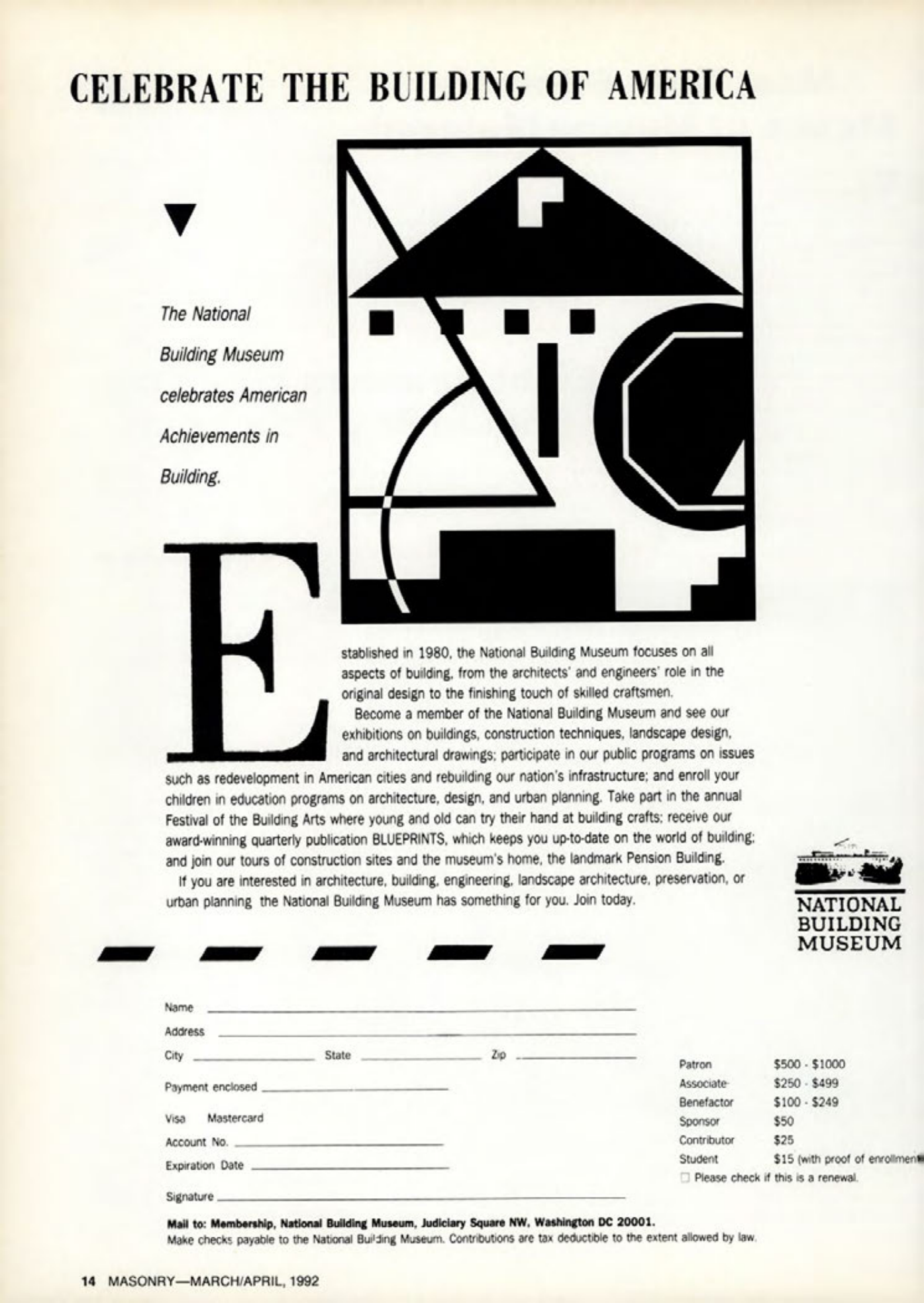 Masonry Magazine April 1992 Page. 14