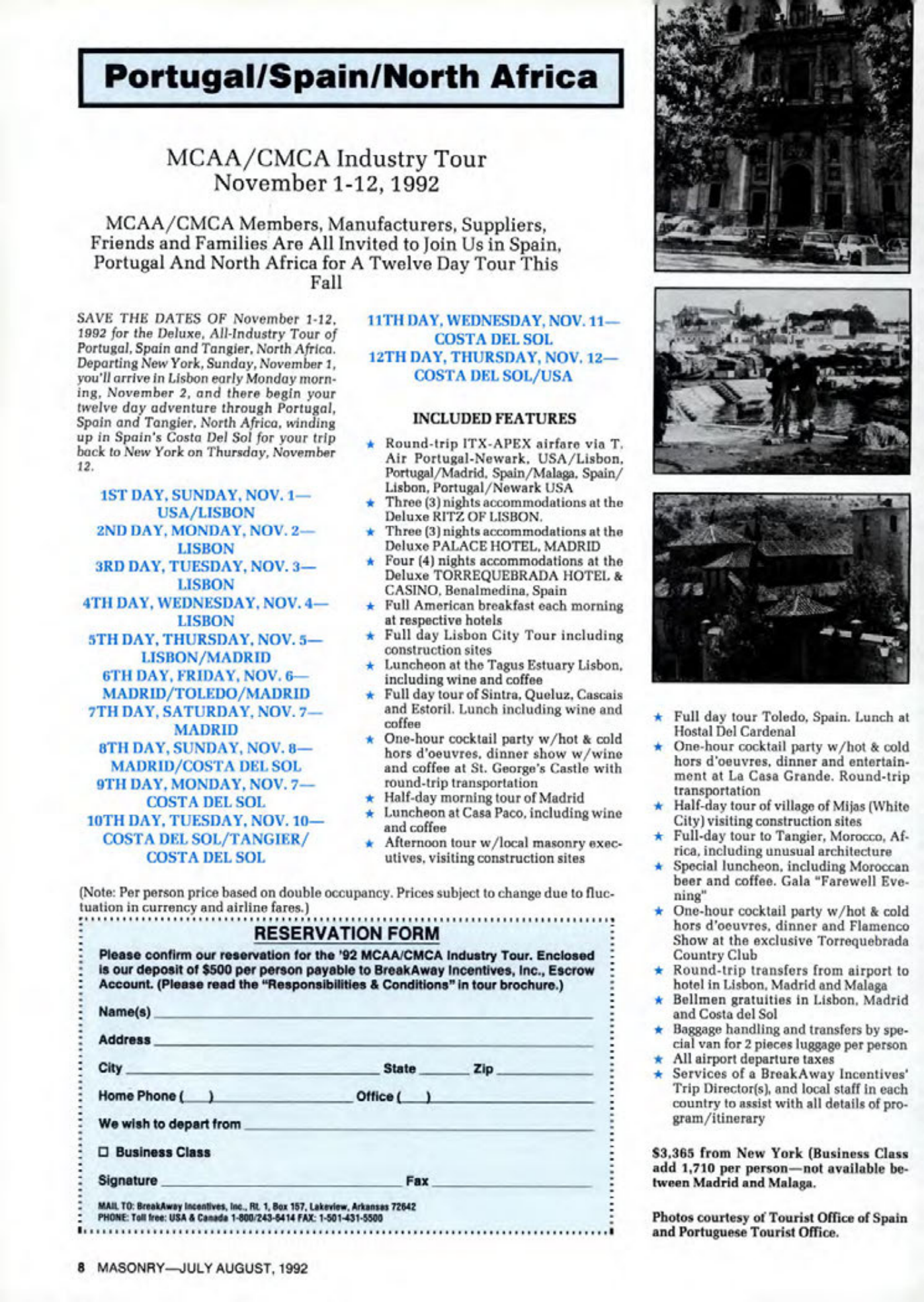 Masonry Magazine August 1992 Page. 8