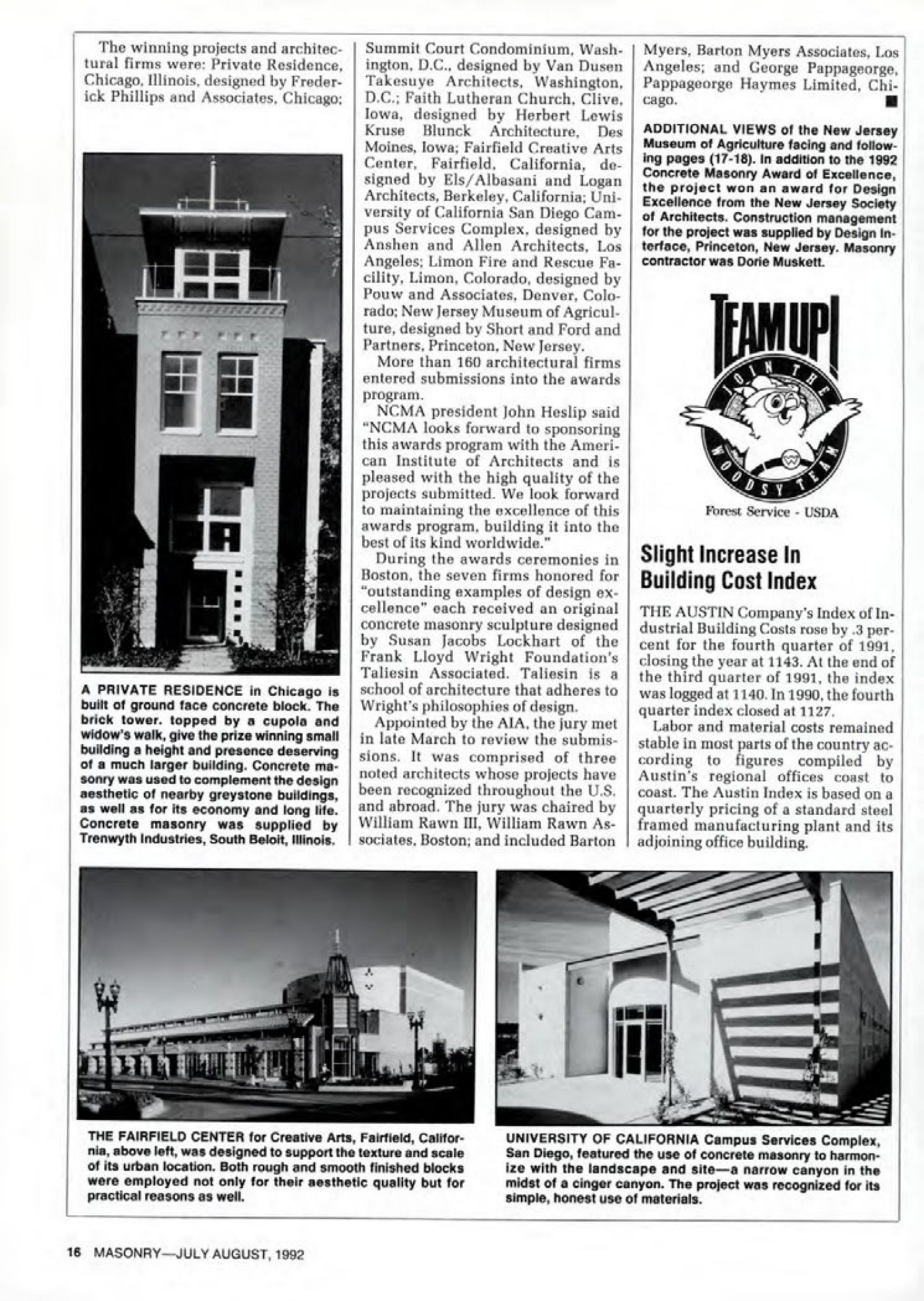 Masonry Magazine August 1992 Page. 16