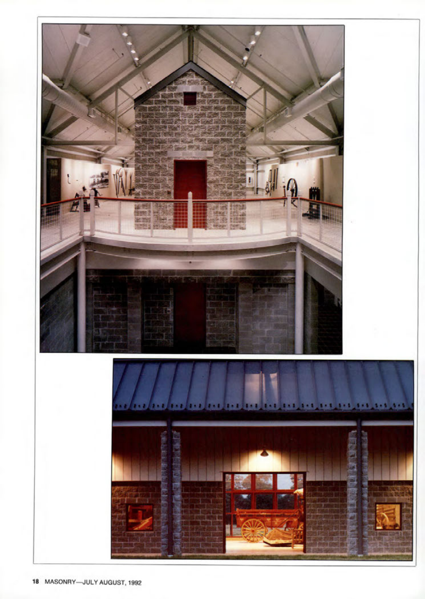 Masonry Magazine August 1992 Page. 18