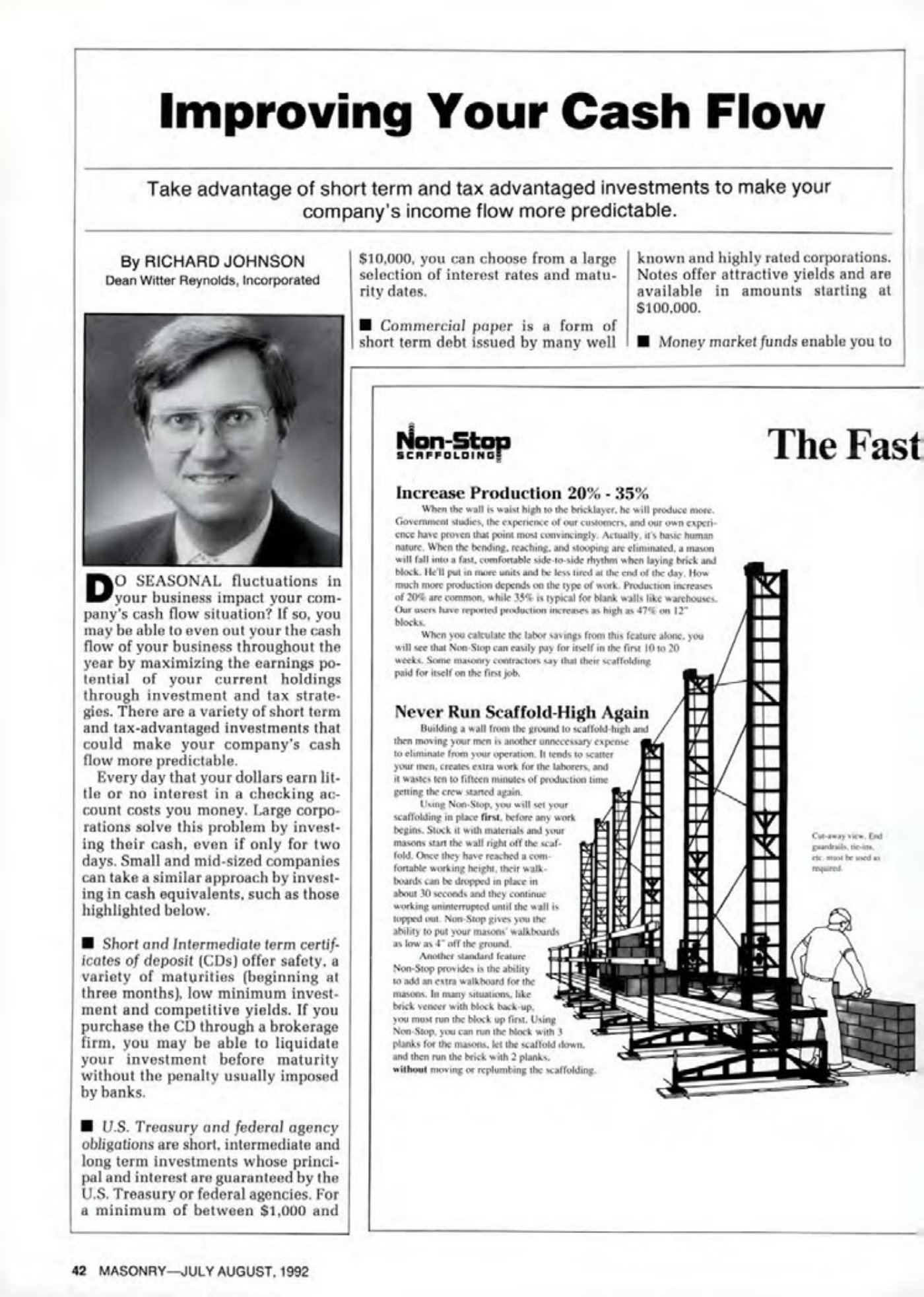 Masonry Magazine August 1992 Page. 42