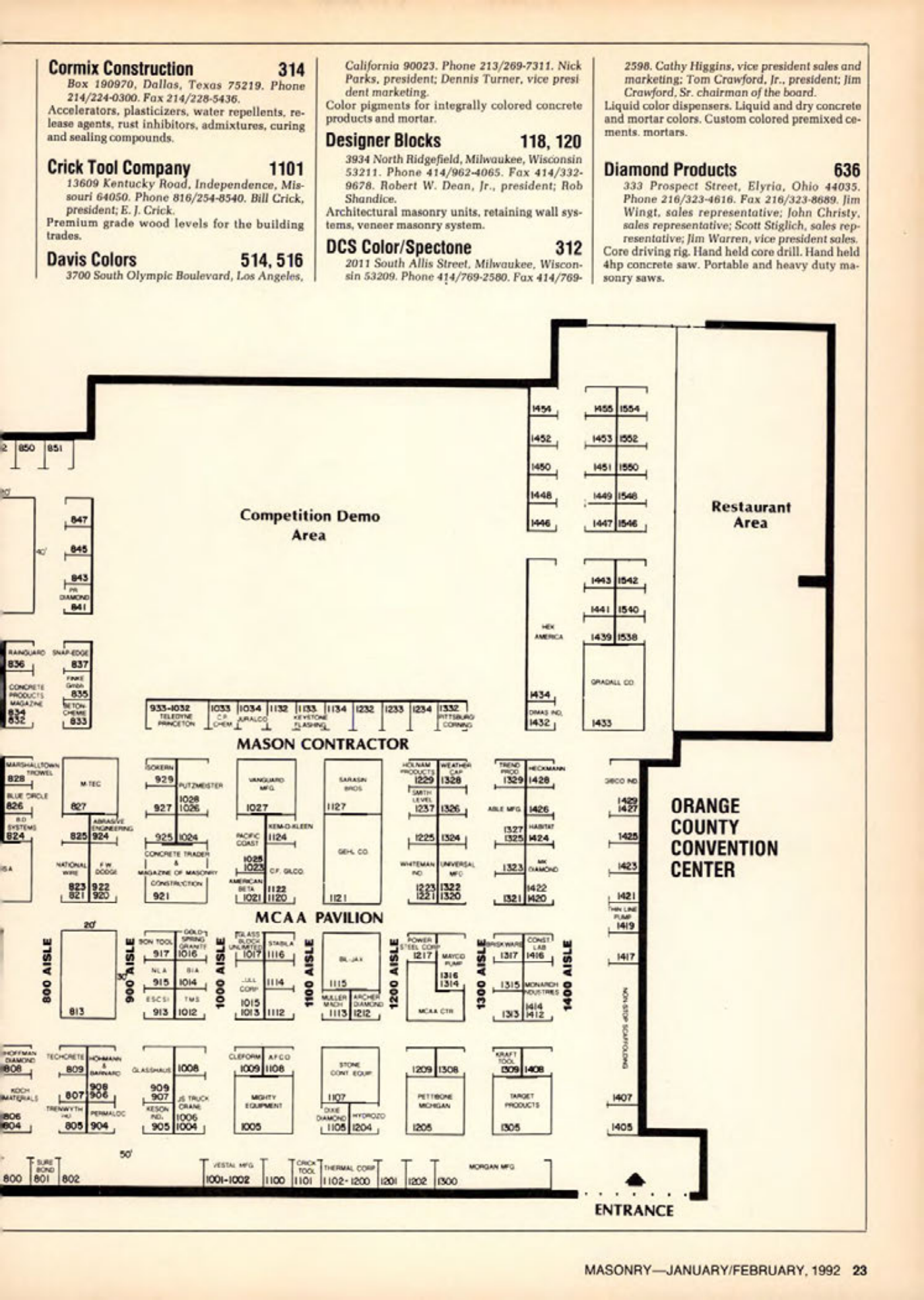 Masonry Magazine February 1992 Page. 23
