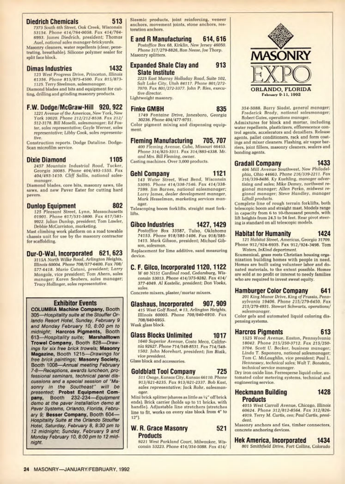 Masonry Magazine February 1992 Page. 24