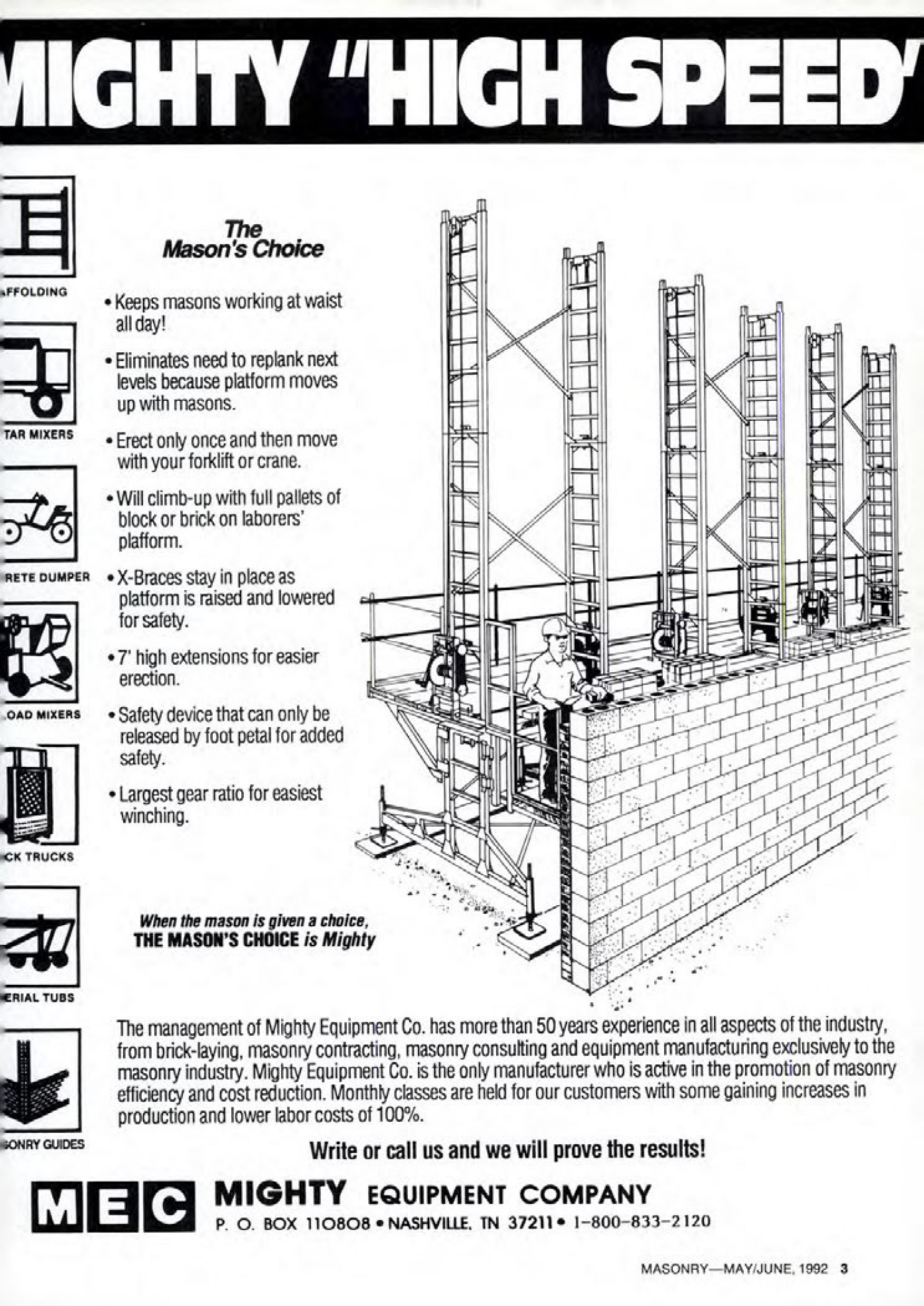 Masonry Magazine June 1992 Page. 3