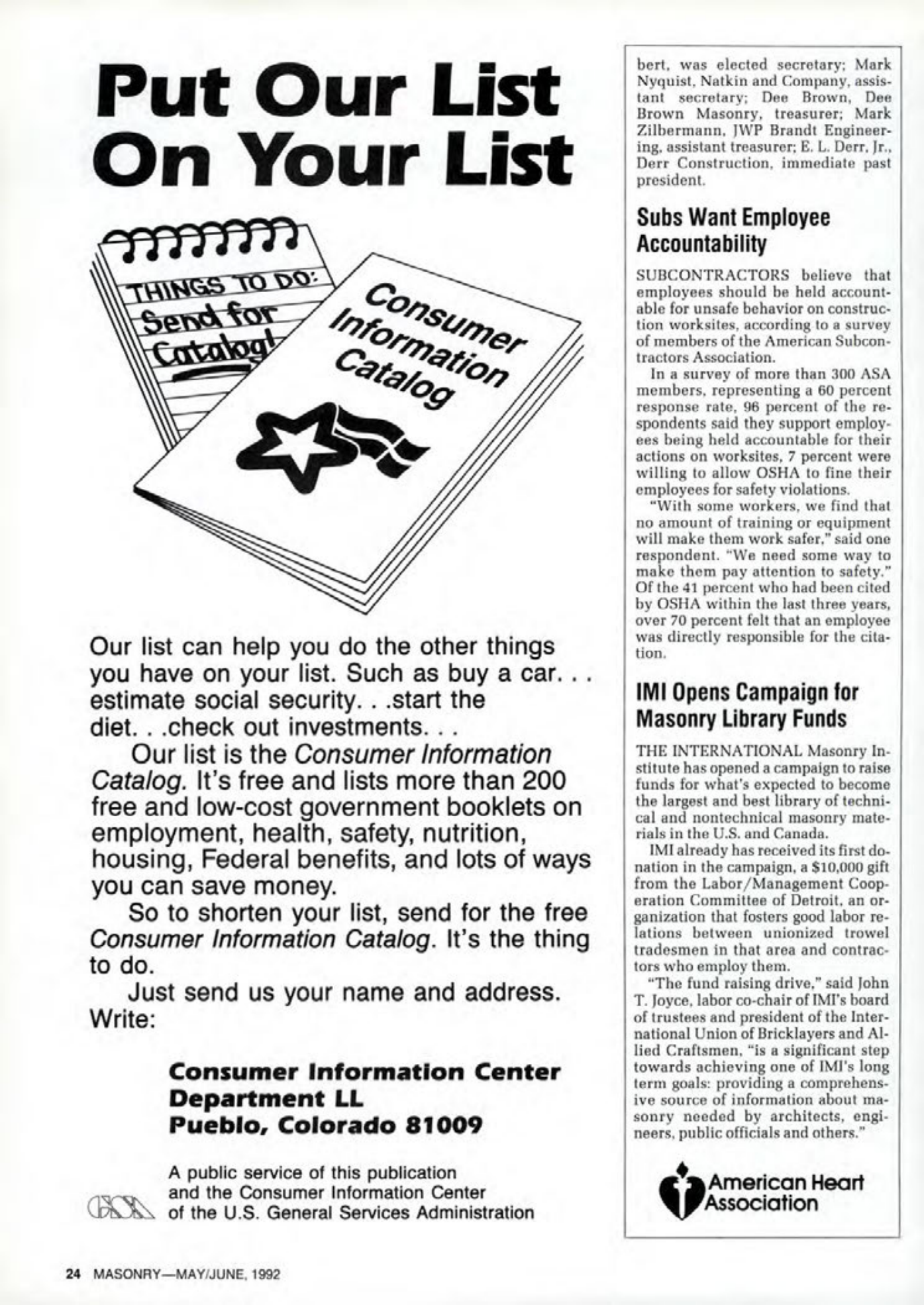 Masonry Magazine June 1992 Page. 24