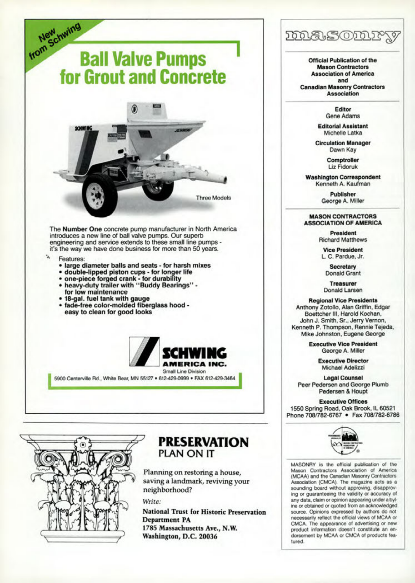 Masonry Magazine October 1992 Page. 4