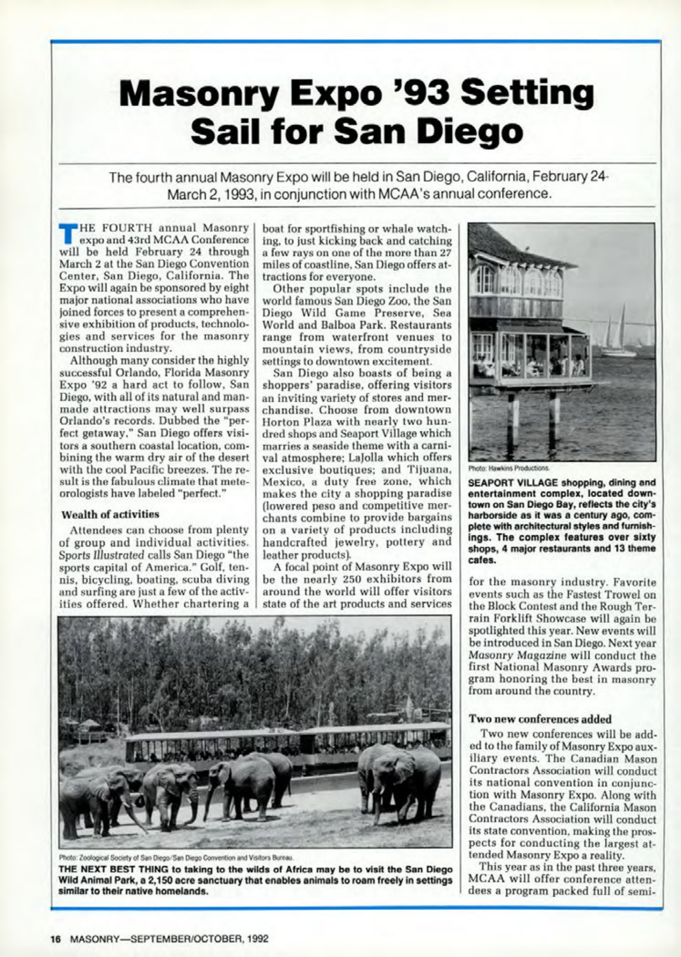 Masonry Magazine October 1992 Page. 16