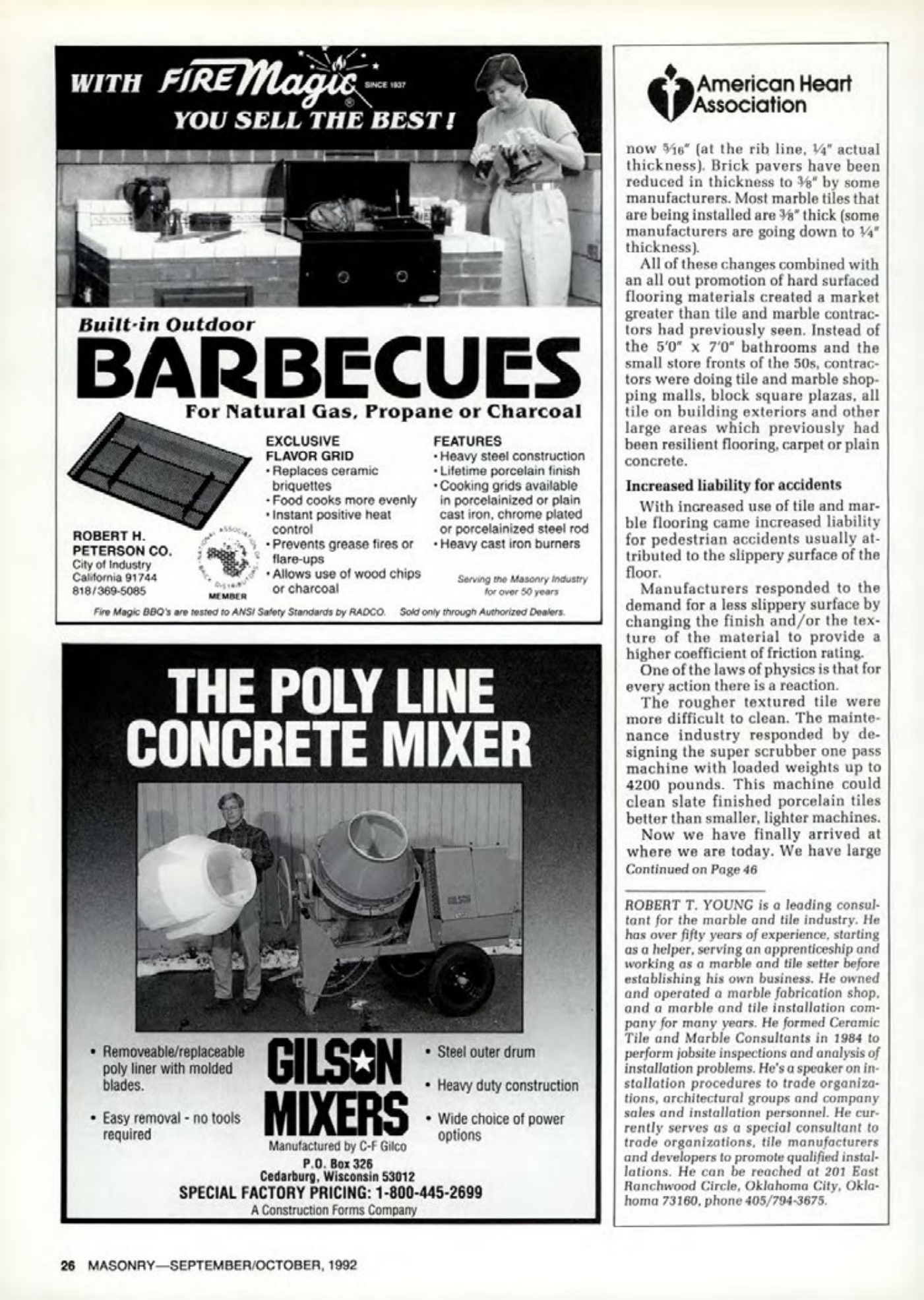 Masonry Magazine October 1992 Page. 26