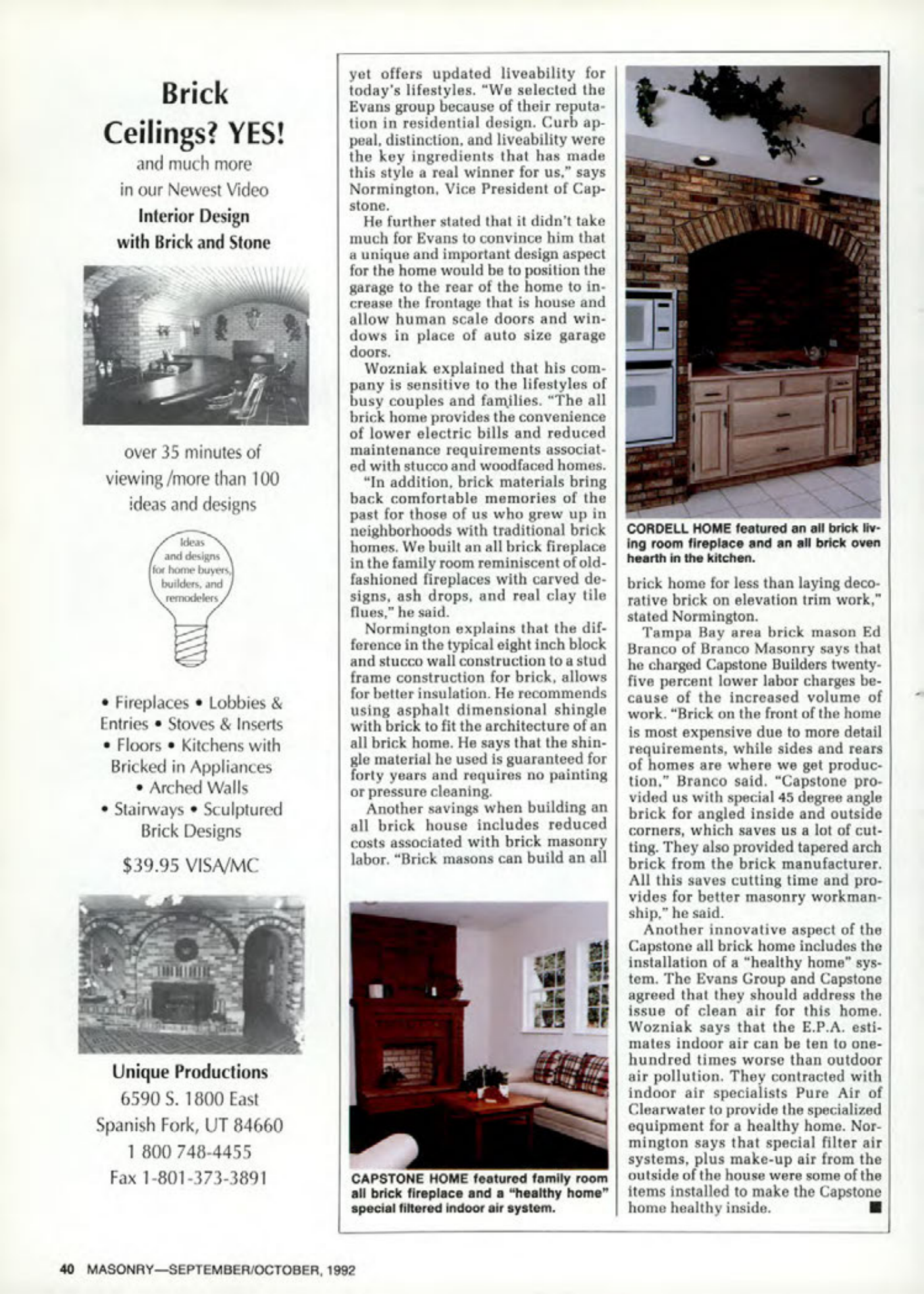 Masonry Magazine October 1992 Page. 40