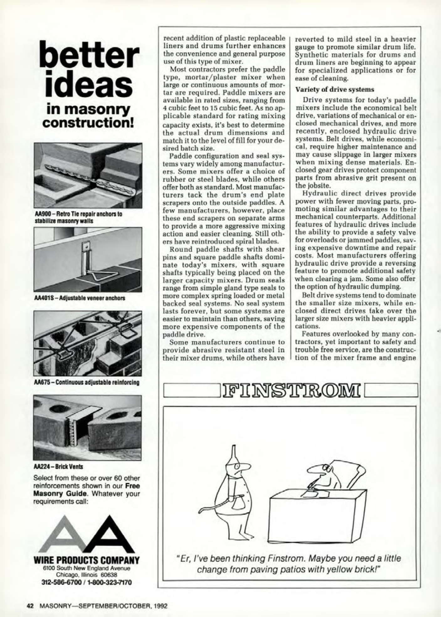 Masonry Magazine October 1992 Page. 42
