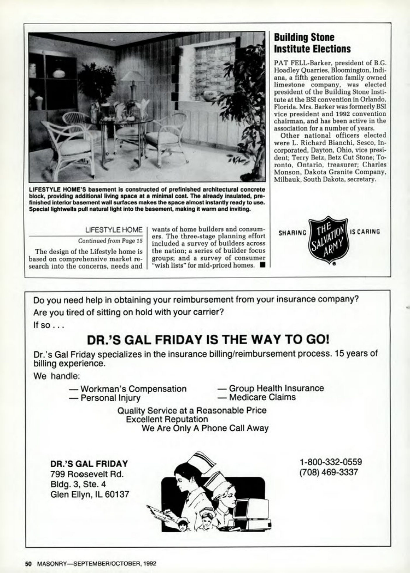 Masonry Magazine October 1992 Page. 50