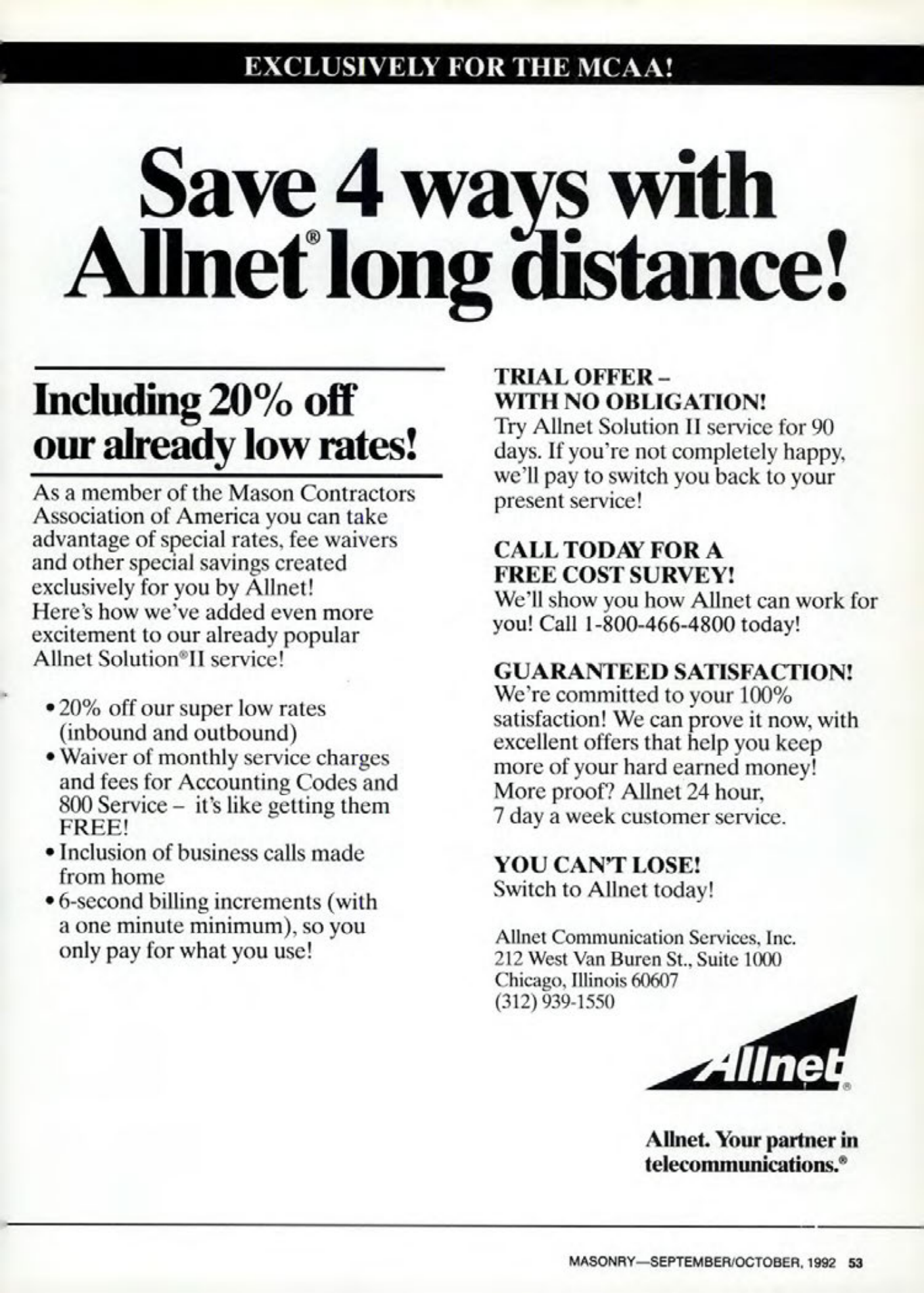 Masonry Magazine October 1992 Page. 53