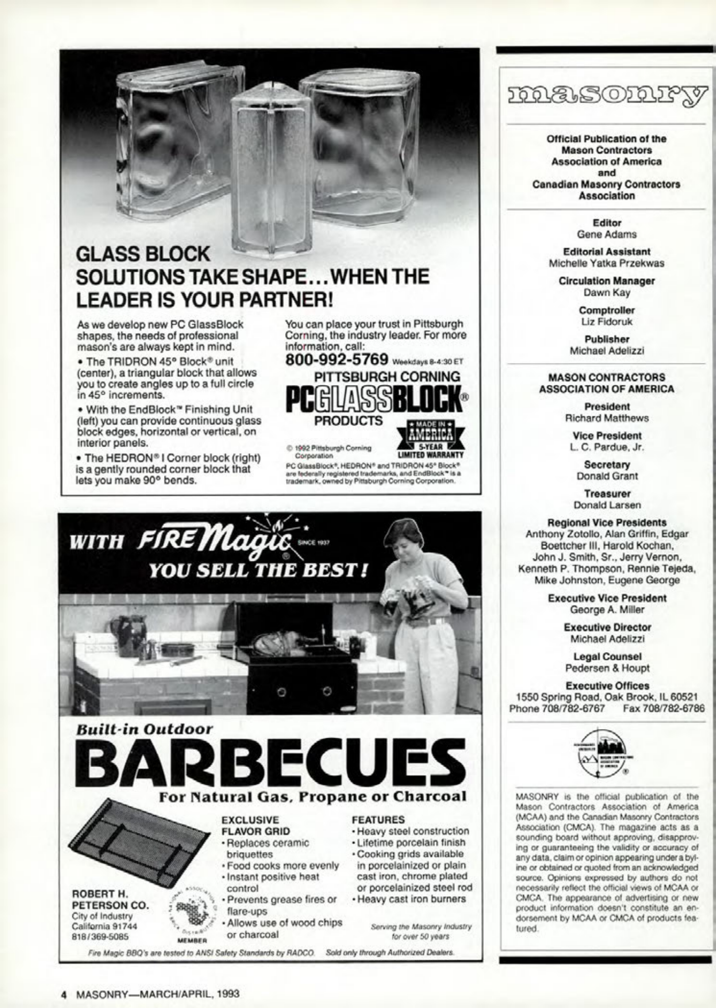 Masonry Magazine April 1993 Page. 4