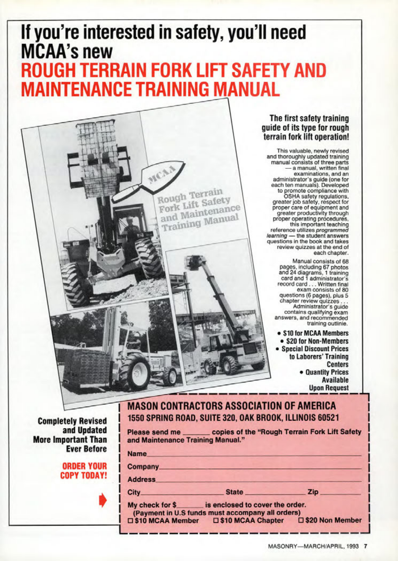Masonry Magazine April 1993 Page. 7