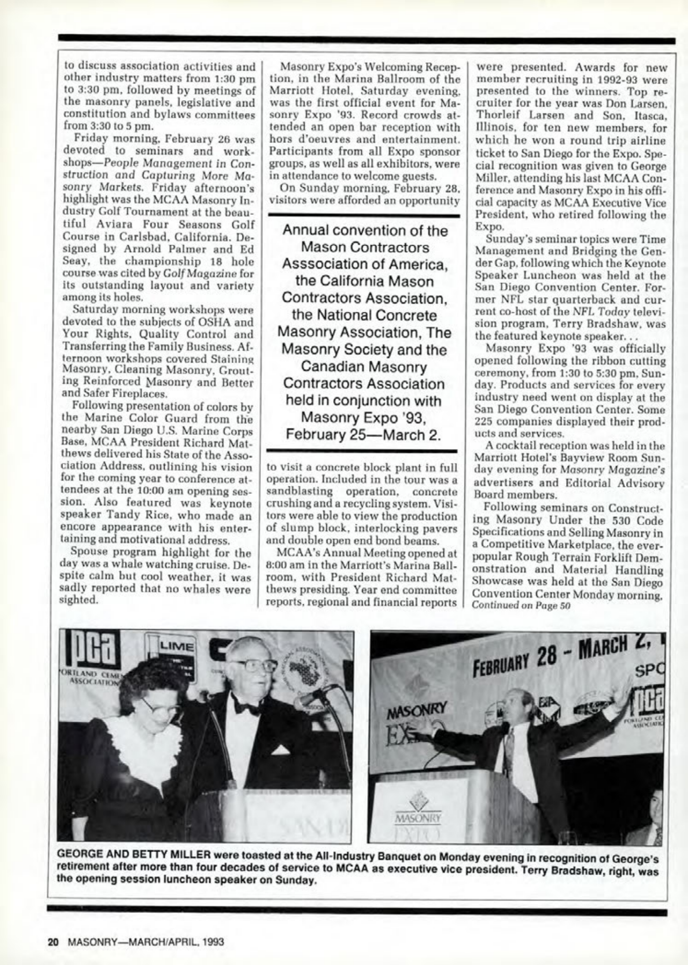 Masonry Magazine April 1993 Page. 20