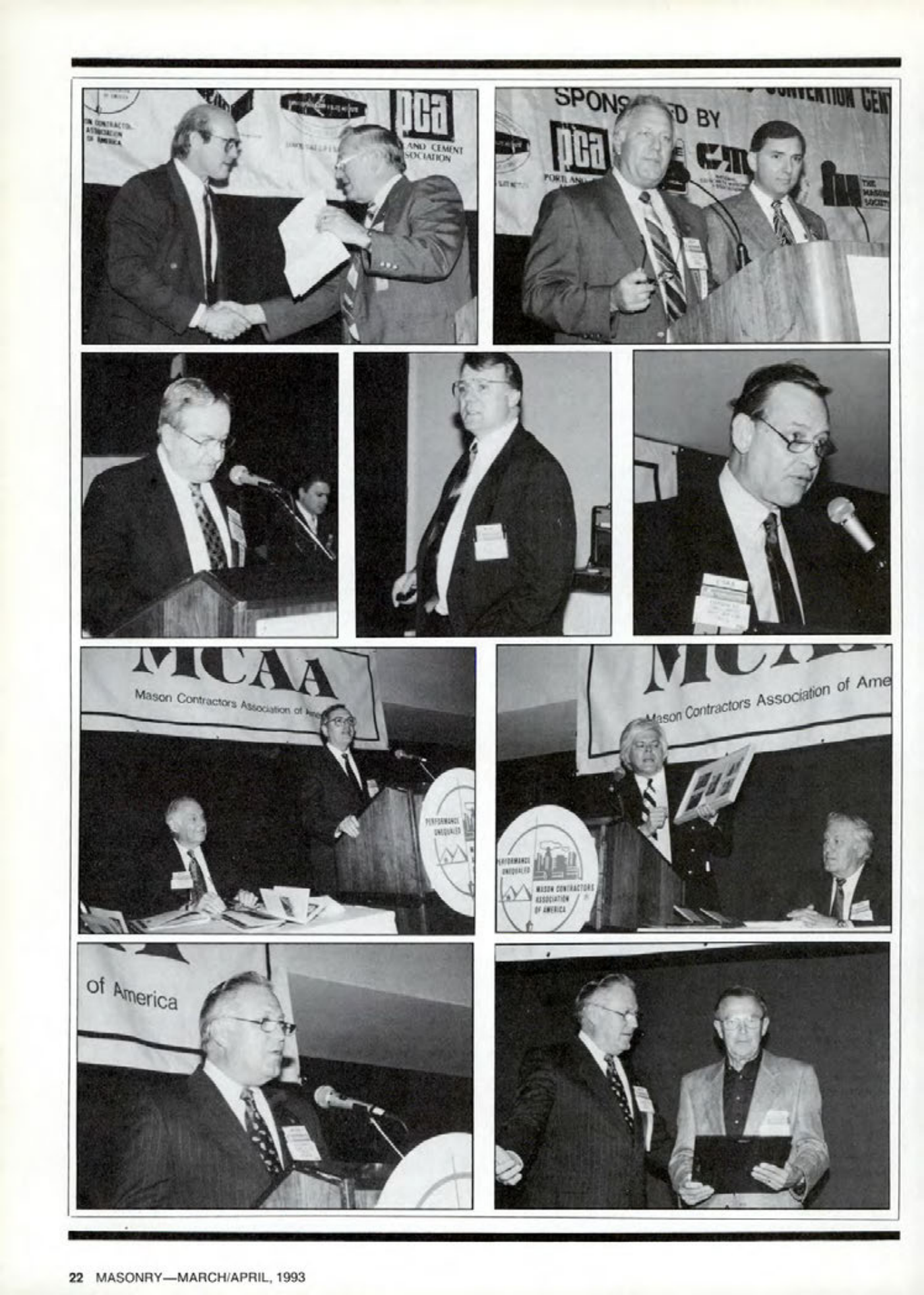 Masonry Magazine April 1993 Page. 22