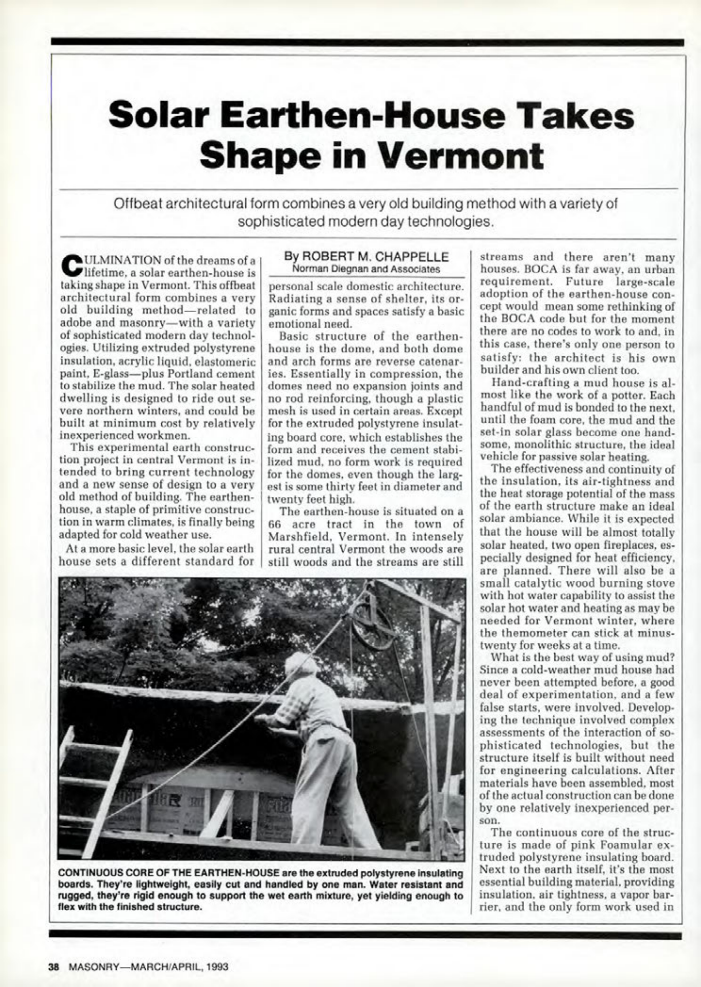 Masonry Magazine April 1993 Page. 38