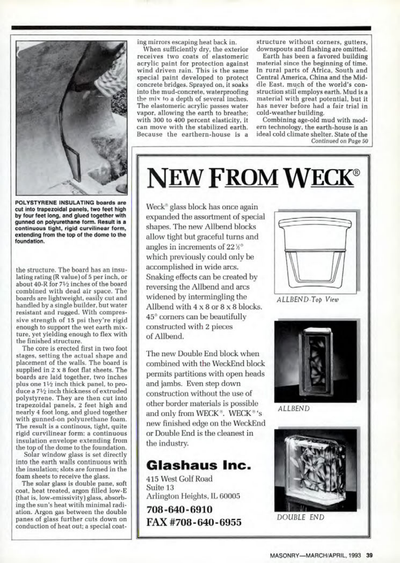 Masonry Magazine April 1993 Page. 39