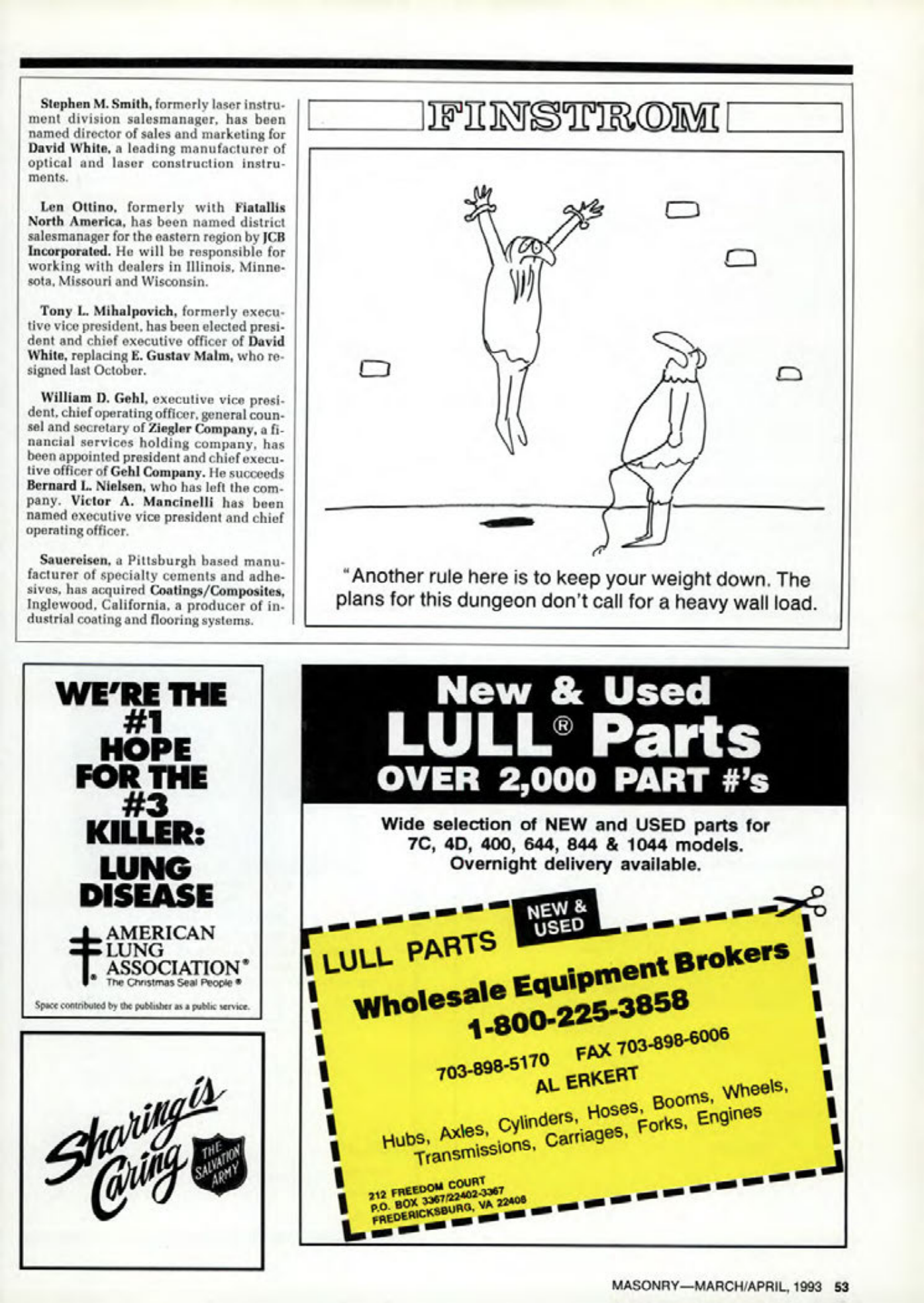 Masonry Magazine April 1993 Page. 53