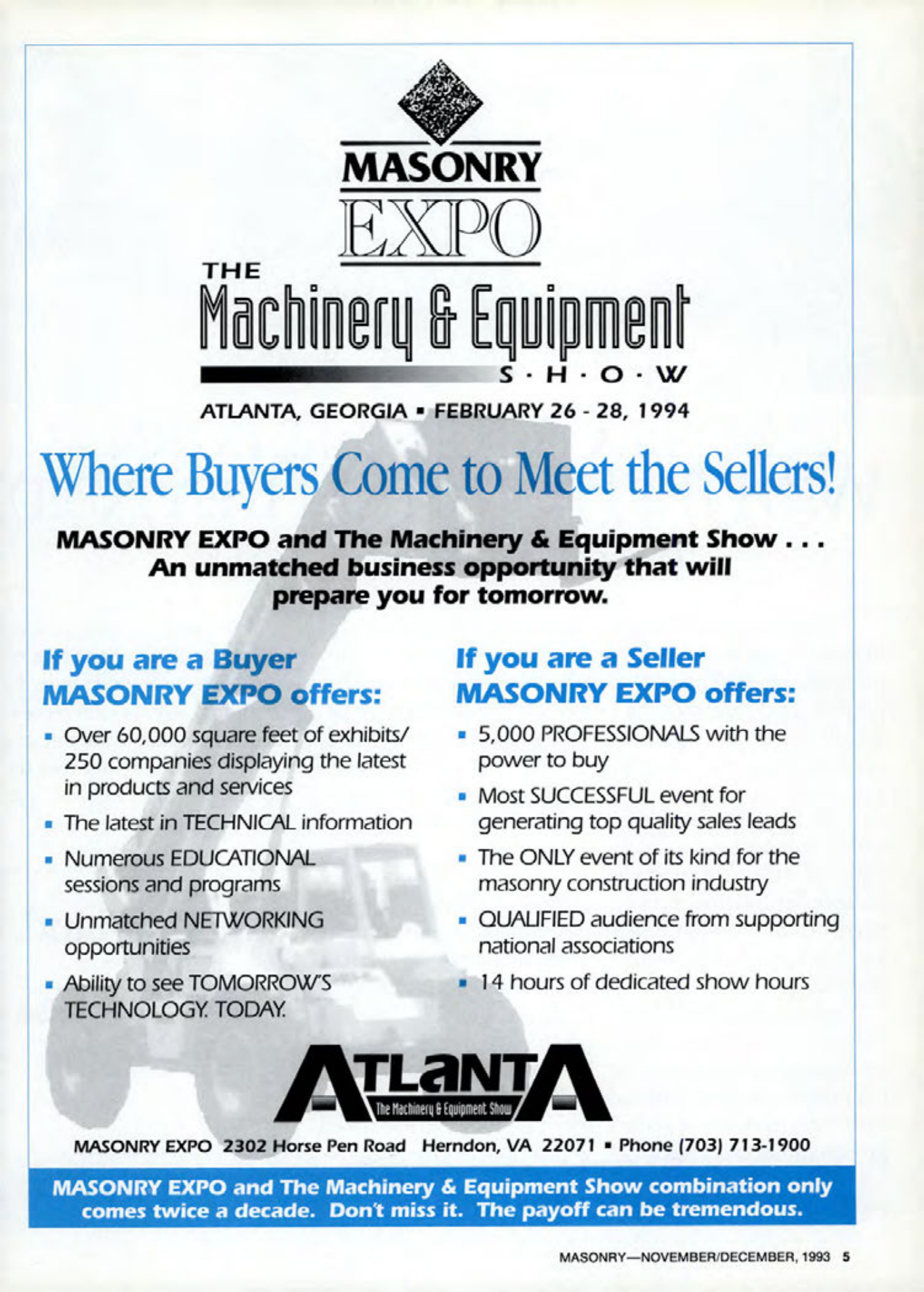 Masonry Magazine December 1993 Page. 5