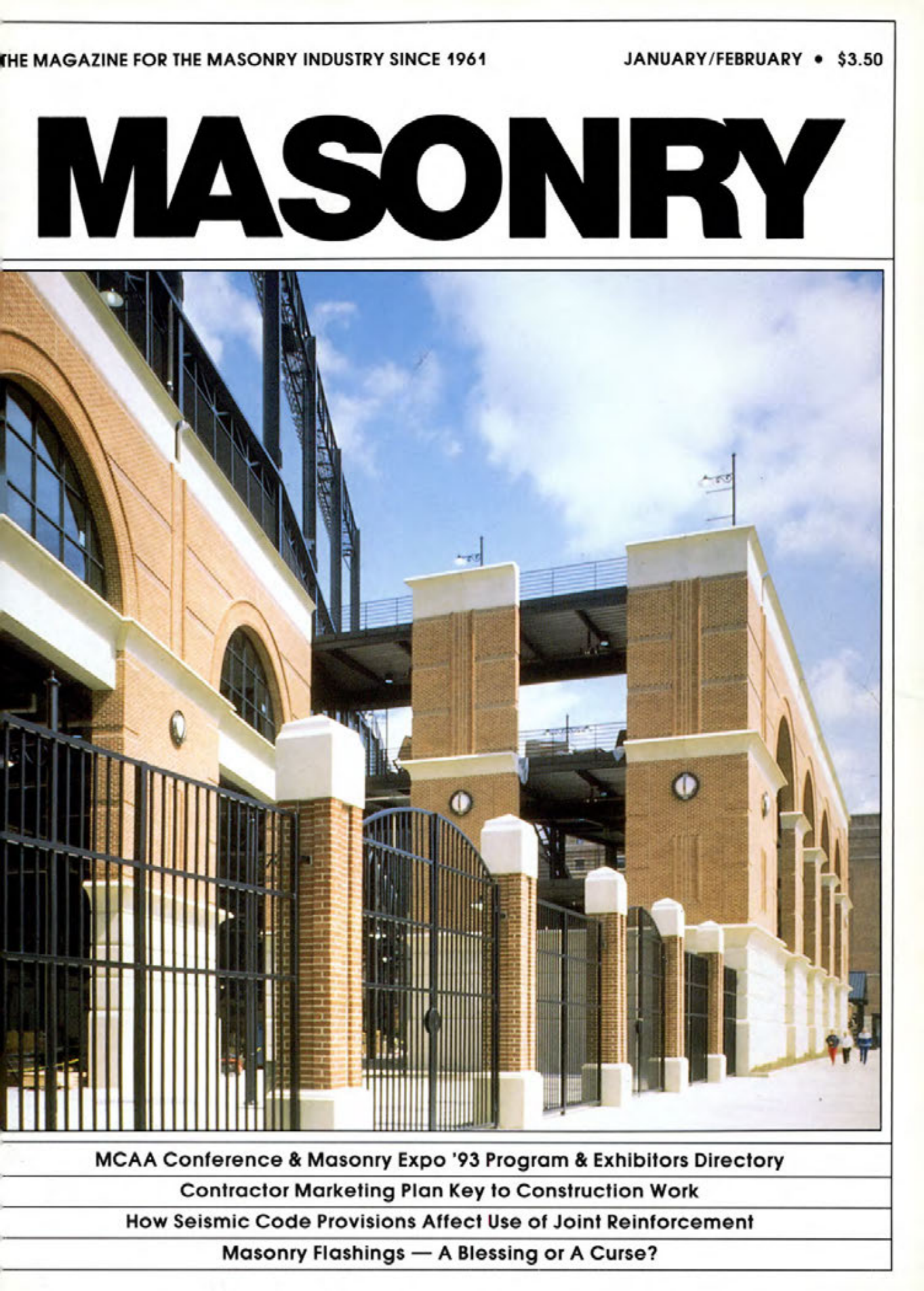 Masonry Magazine February 1993 Page. 1