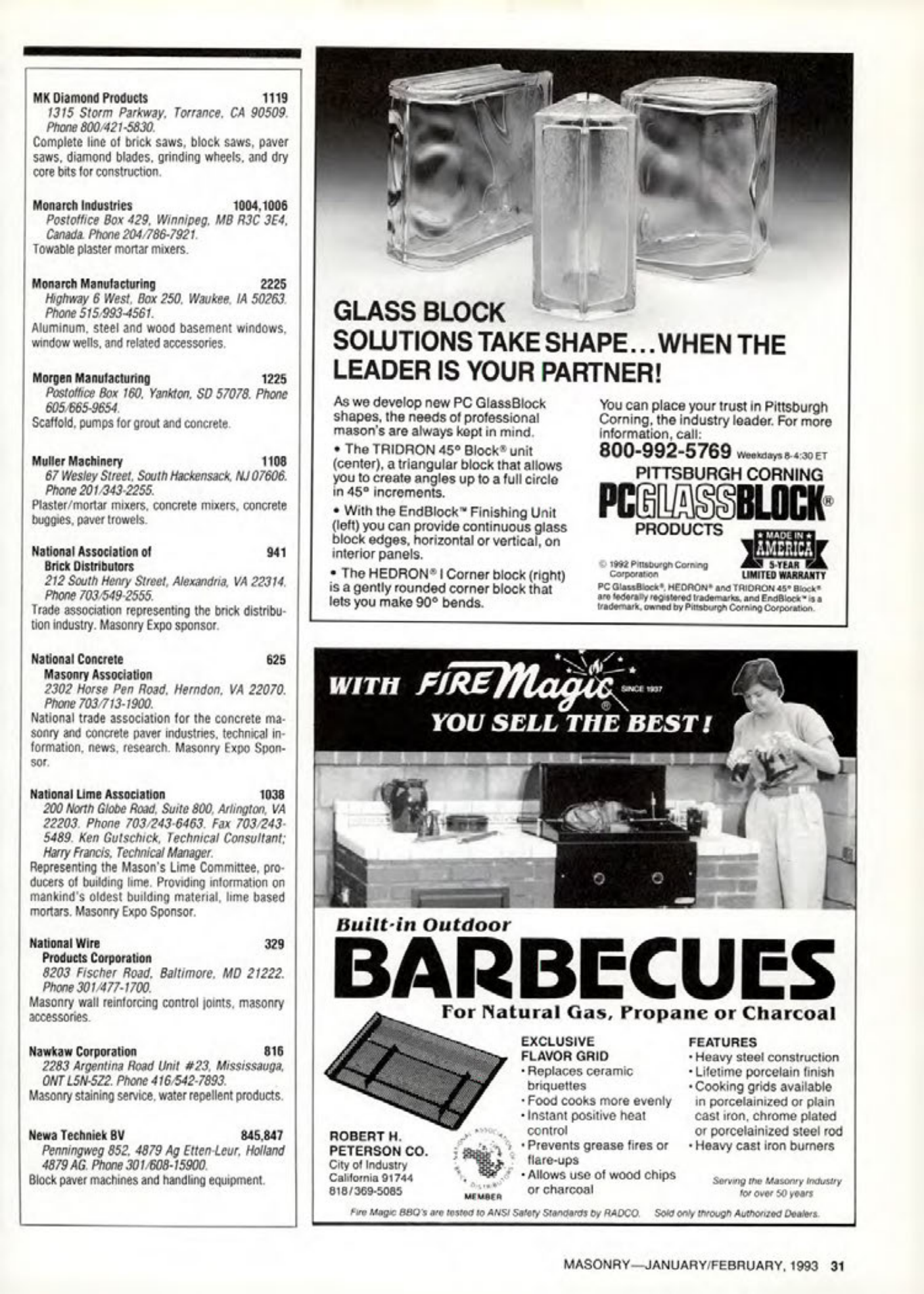 Masonry Magazine February 1993 Page. 31
