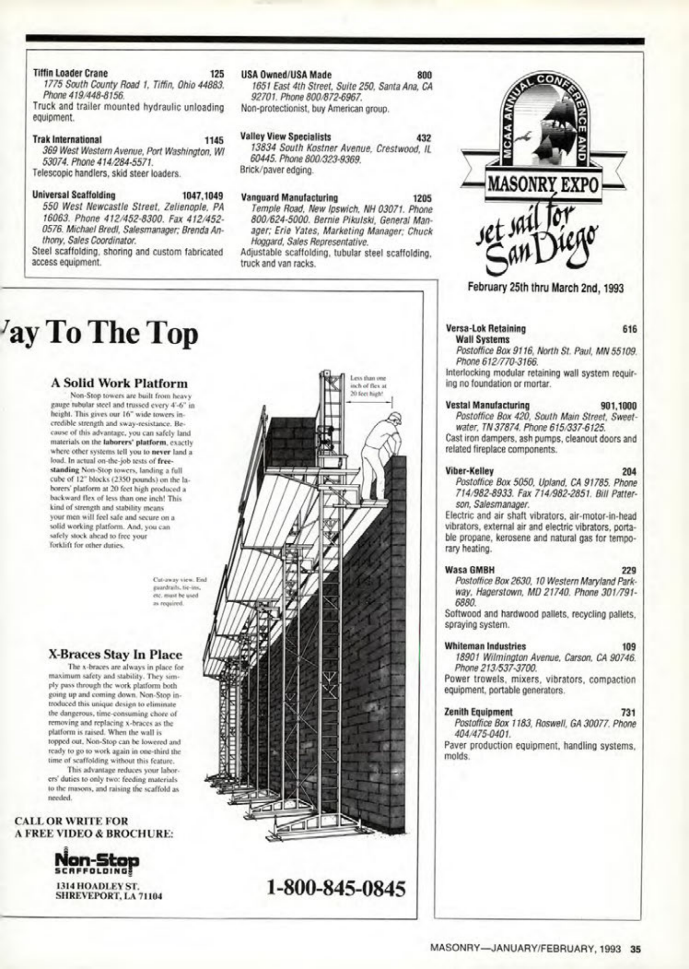 Masonry Magazine February 1993 Page. 35