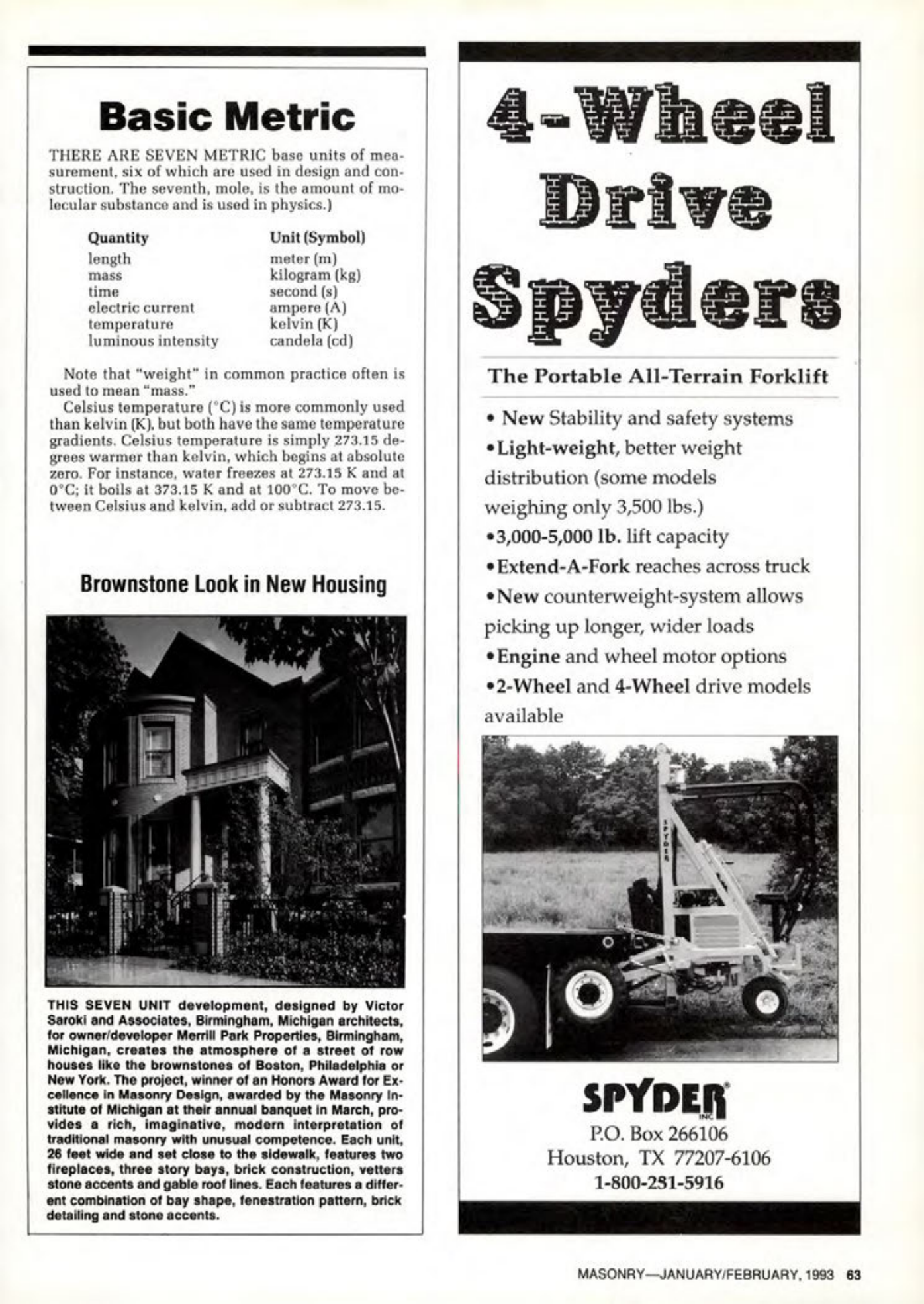 Masonry Magazine February 1993 Page. 63