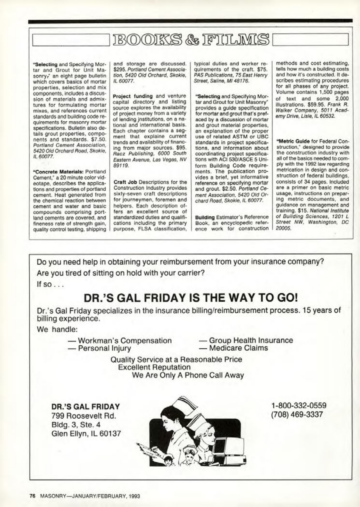 Masonry Magazine February 1993 Page. 76