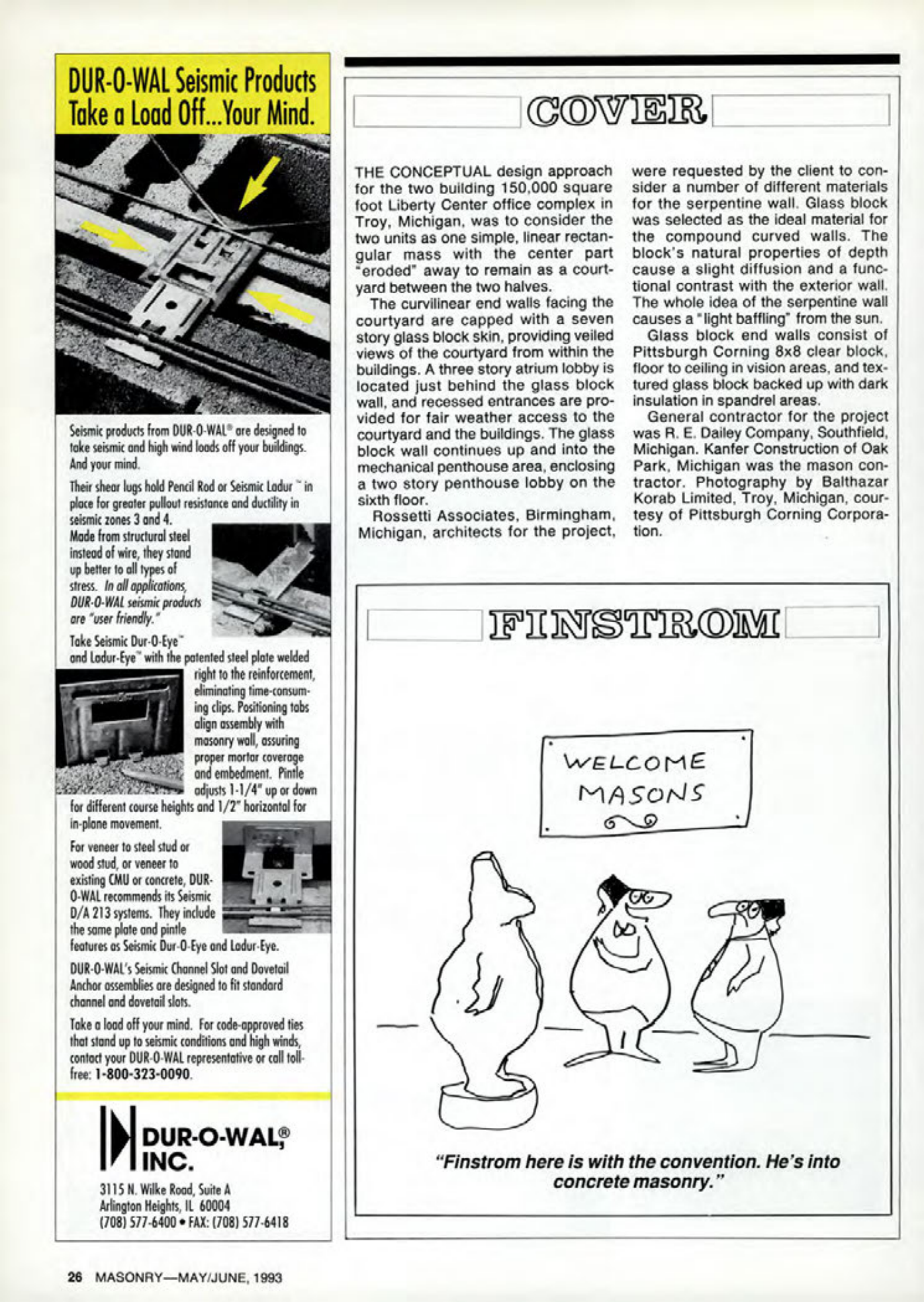 Masonry Magazine June 1993 Page. 26
