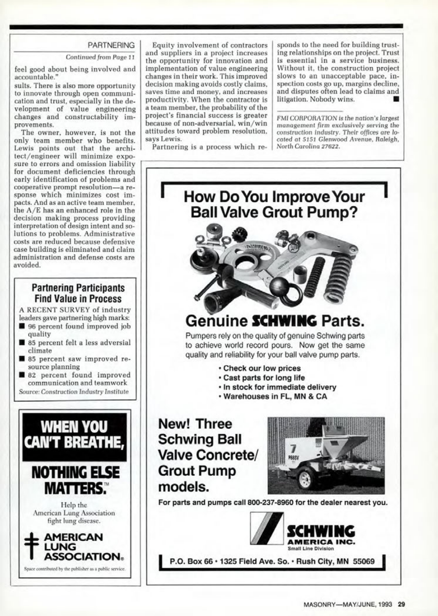 Masonry Magazine June 1993 Page. 29