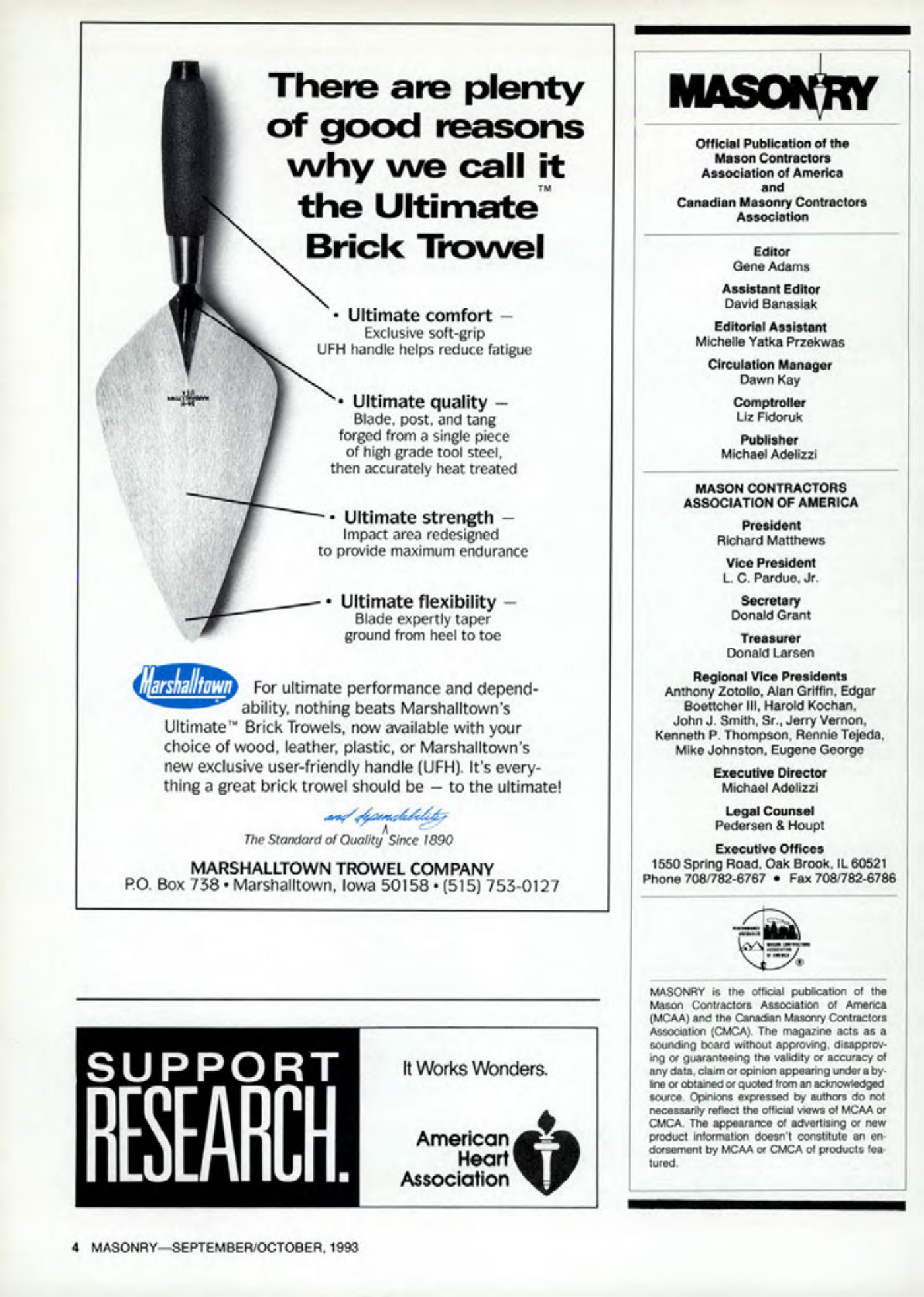 Masonry Magazine October 1993 Page. 4