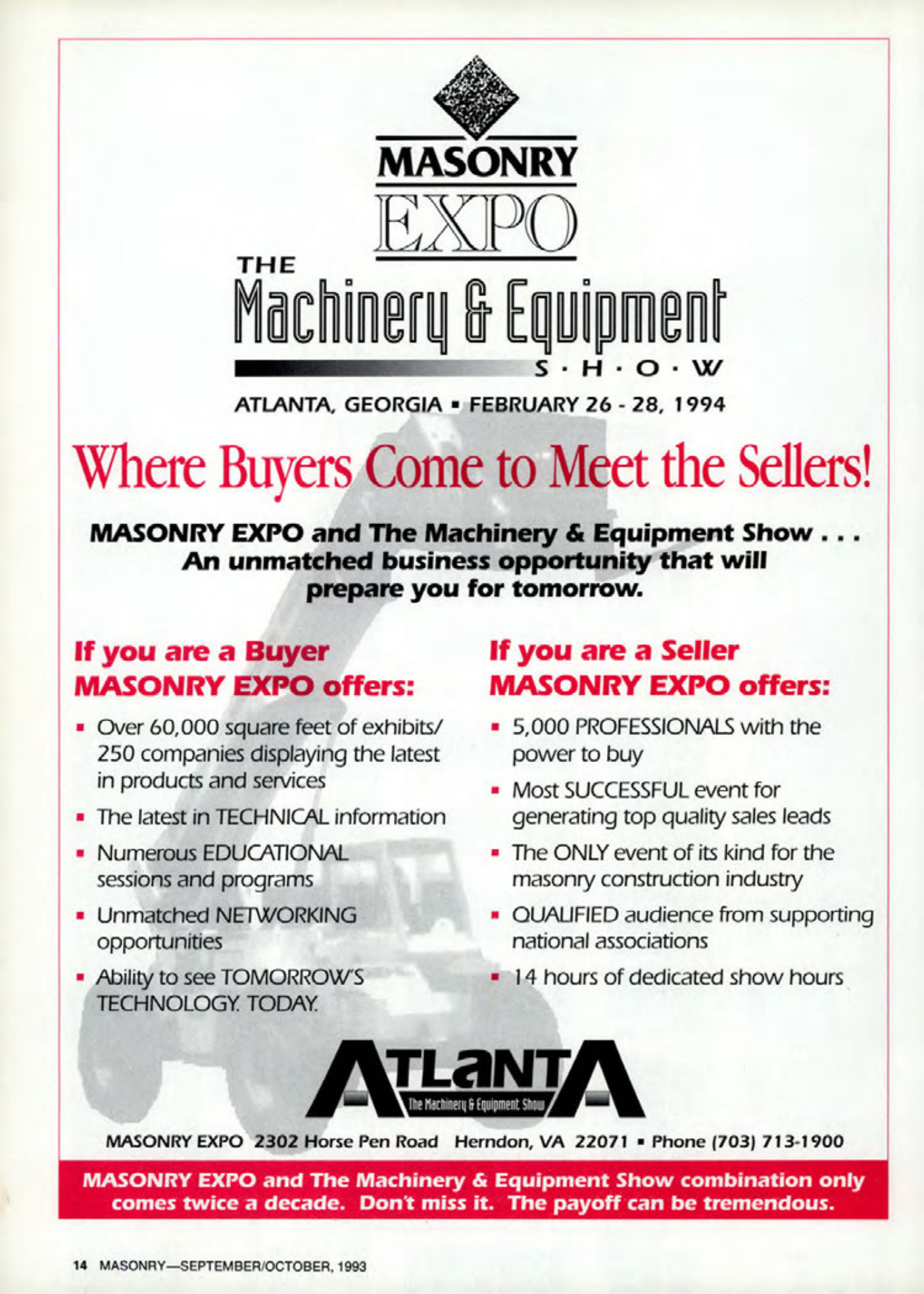 Masonry Magazine October 1993 Page. 14