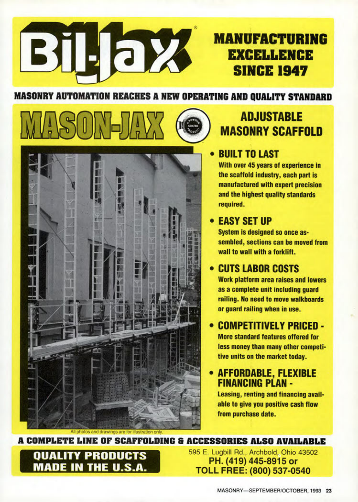 Masonry Magazine October 1993 Page. 23