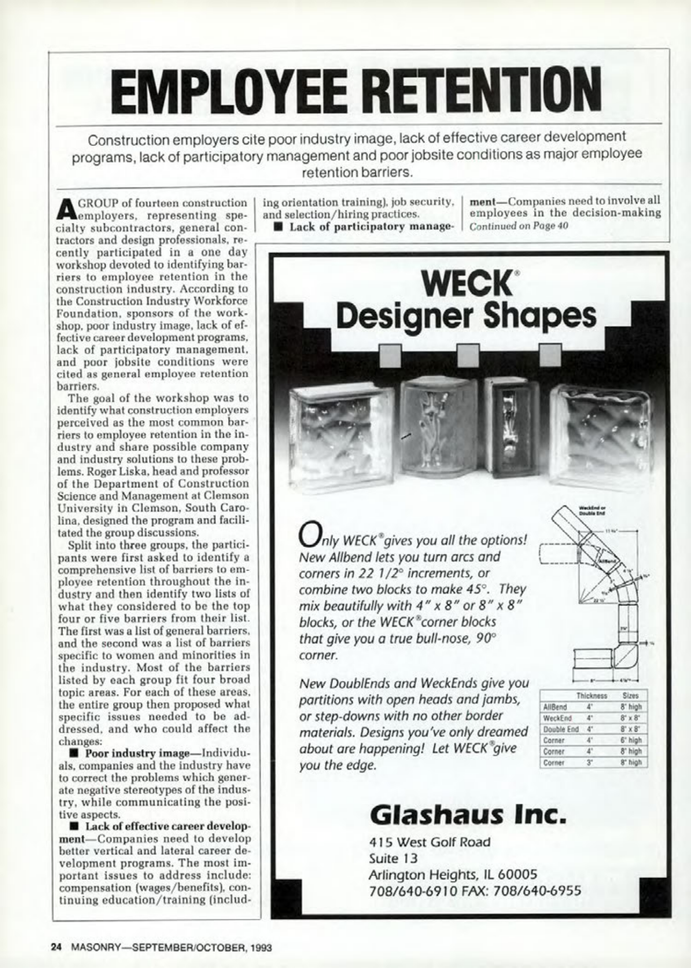 Masonry Magazine October 1993 Page. 24