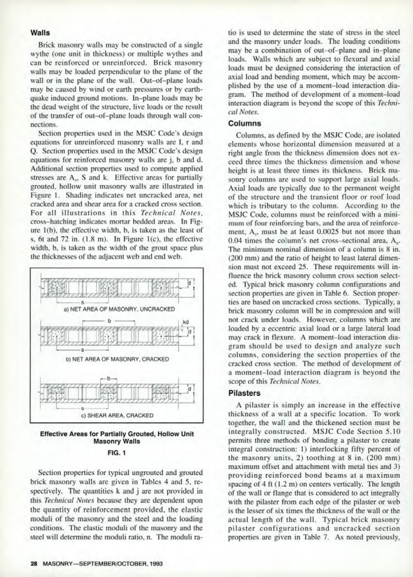 Masonry Magazine October 1993 Page. 28