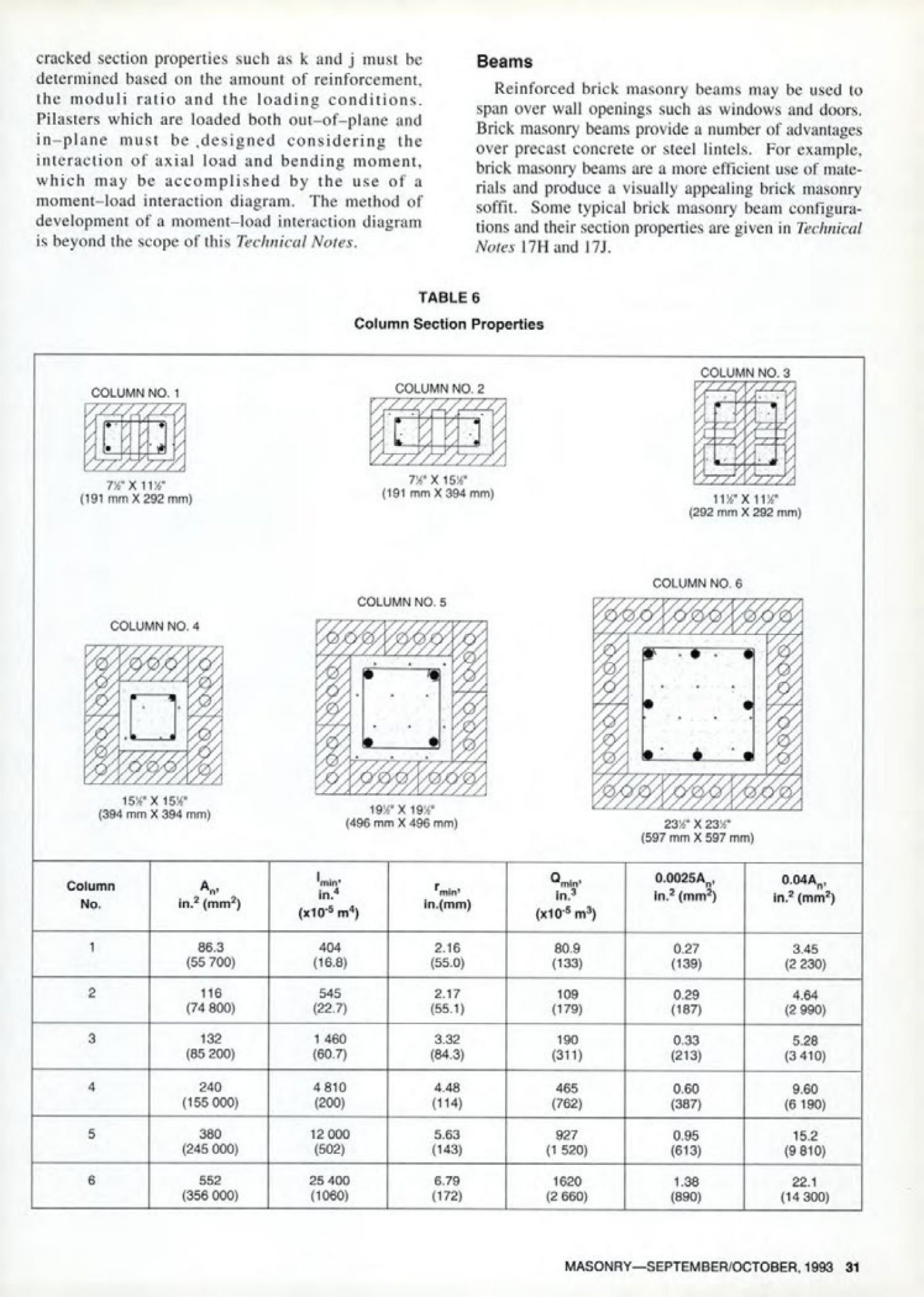 Masonry Magazine October 1993 Page. 31