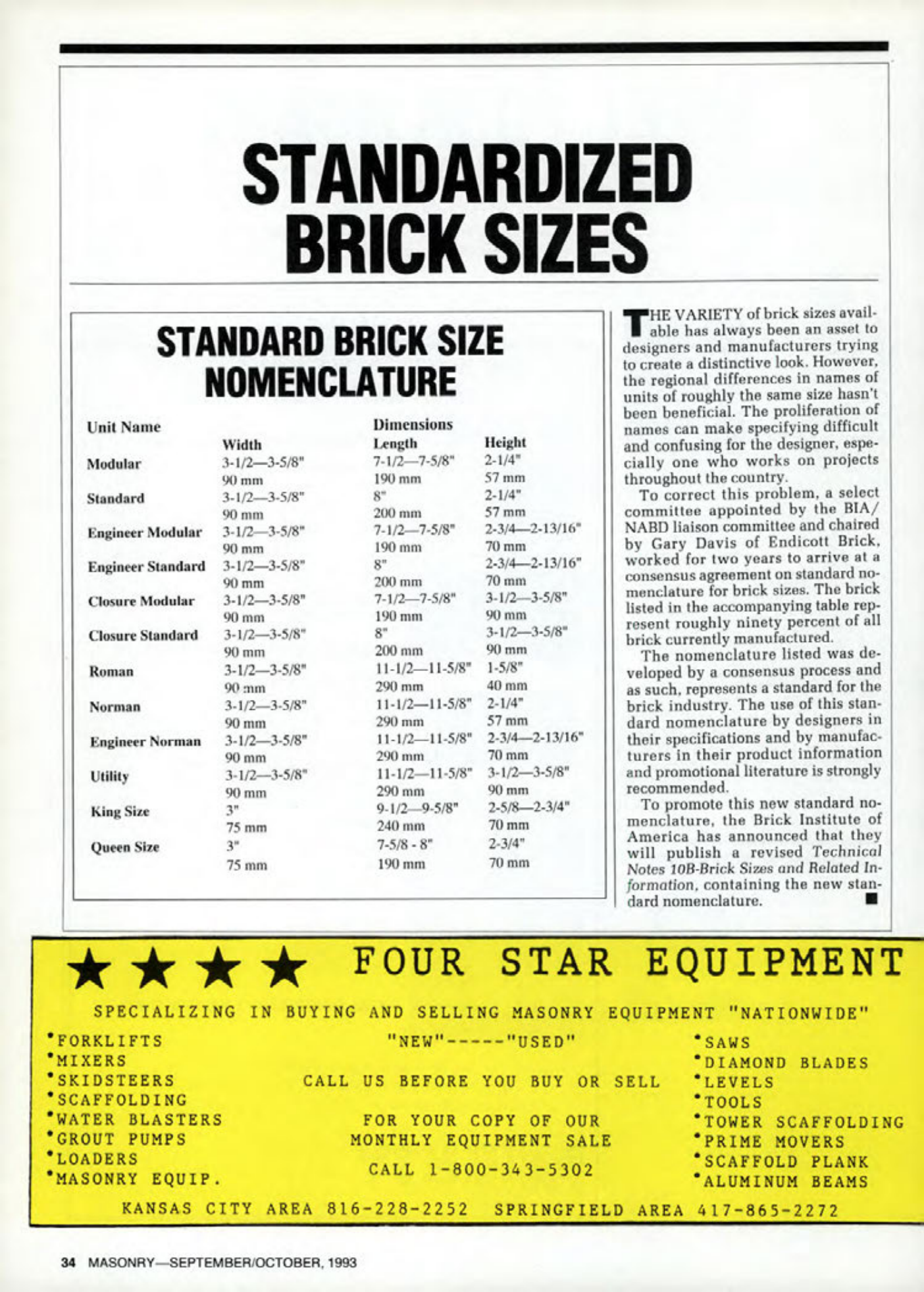 Masonry Magazine October 1993 Page. 34