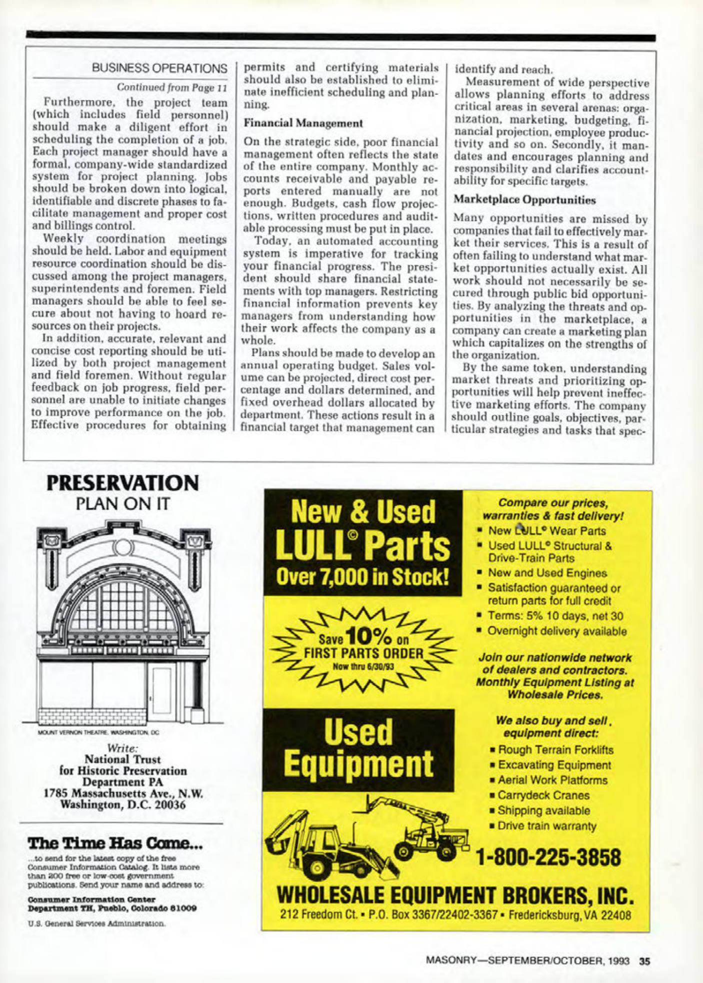 Masonry Magazine October 1993 Page. 35
