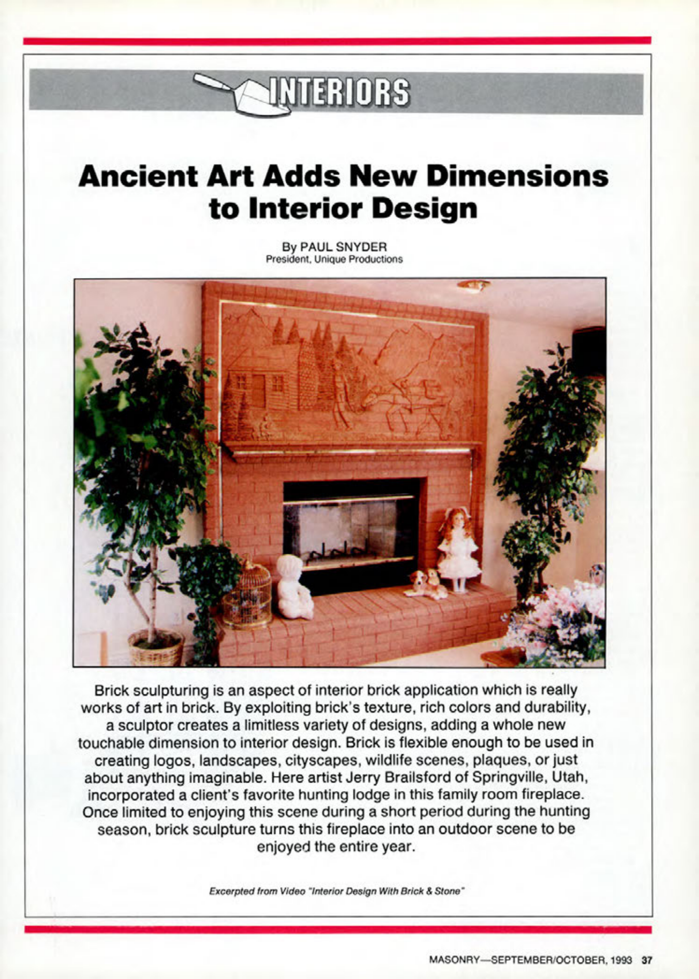 Masonry Magazine October 1993 Page. 37